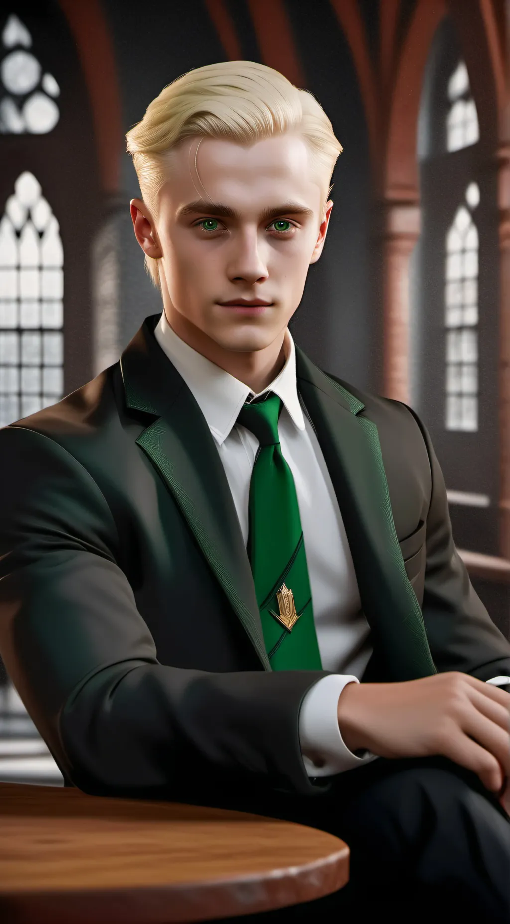 ai character: draco malfoy HP background