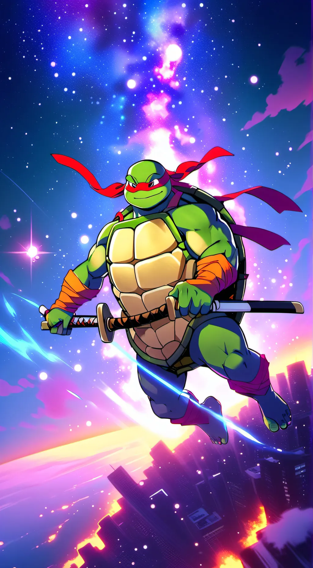 ai character: Ninja turtles 2012 background
