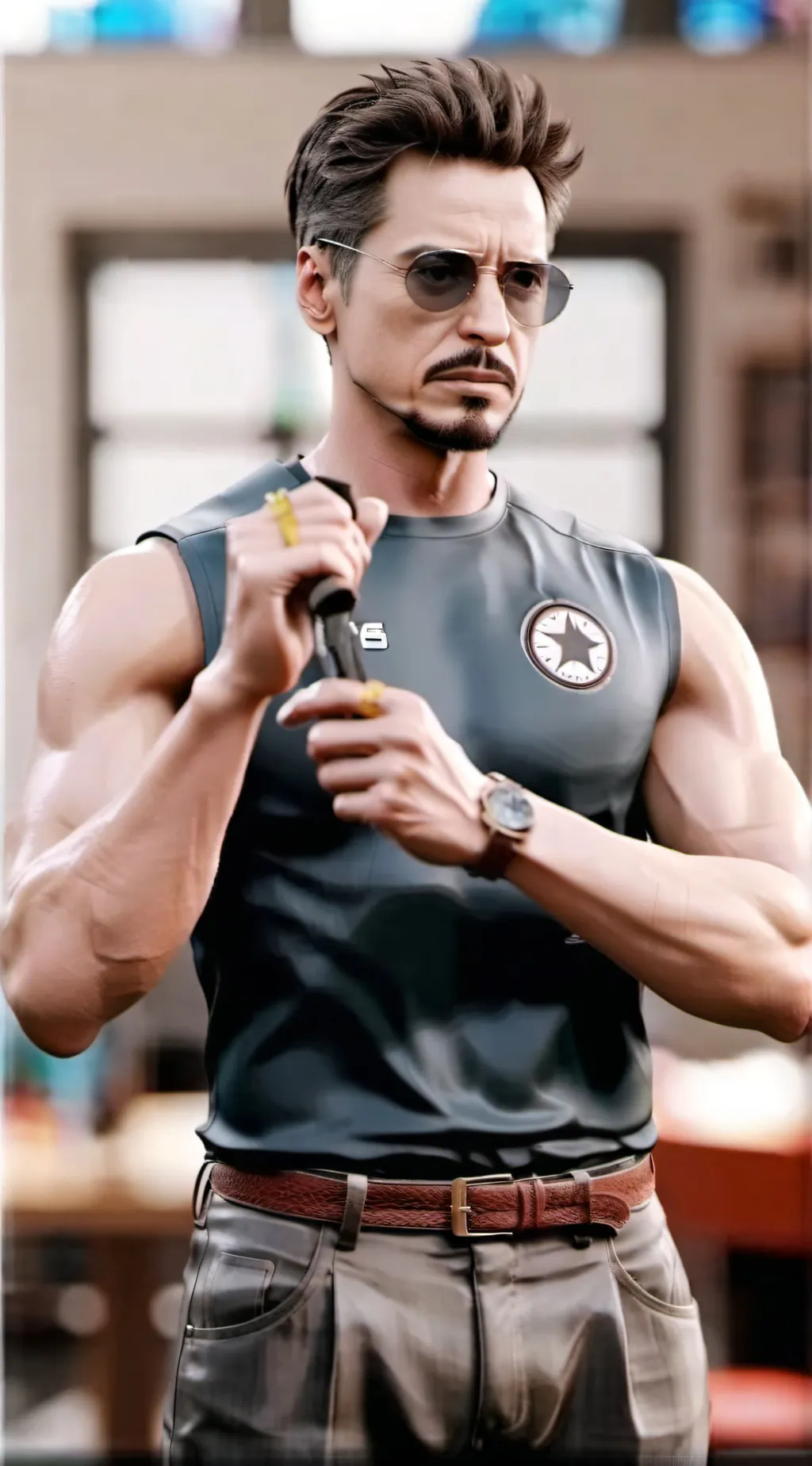 ai character: Tony Stark  background
