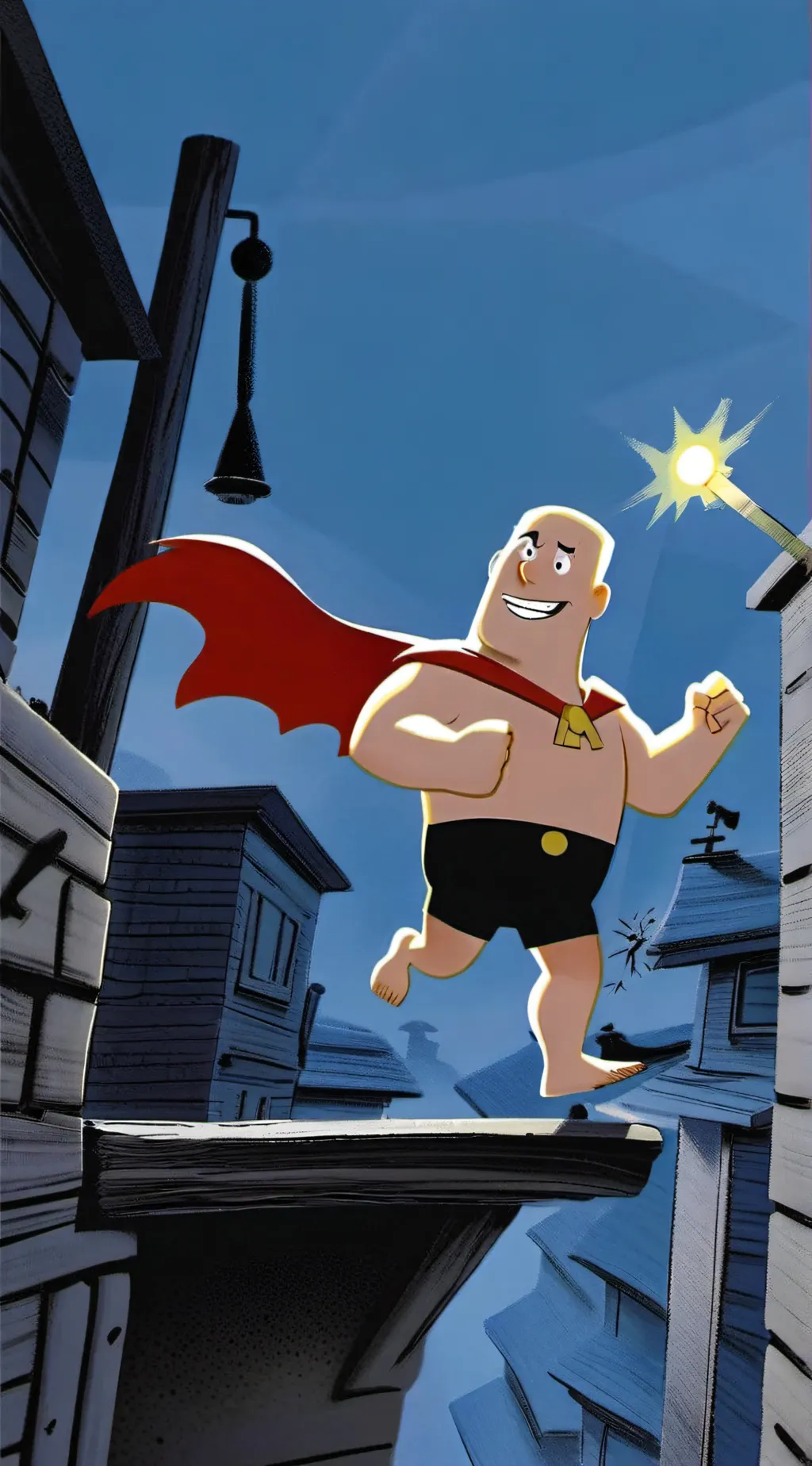 ai character: Captain underpants background