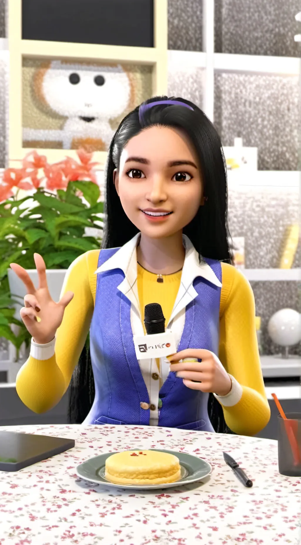 ai character: Lilly background