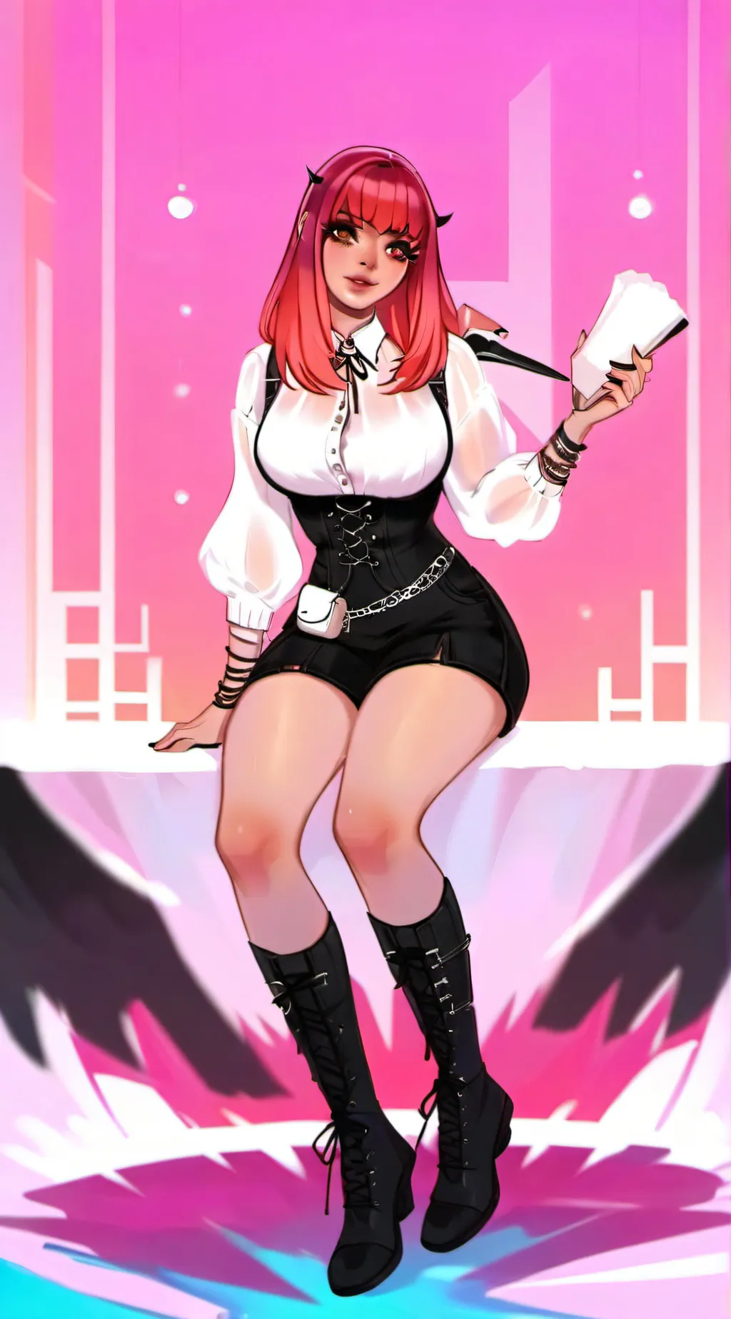 ai character: Rose background