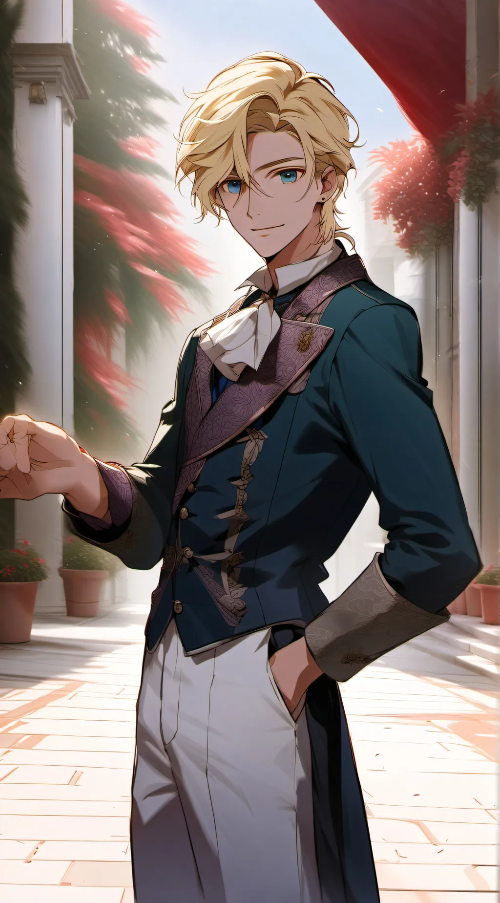 ai character: James Young background