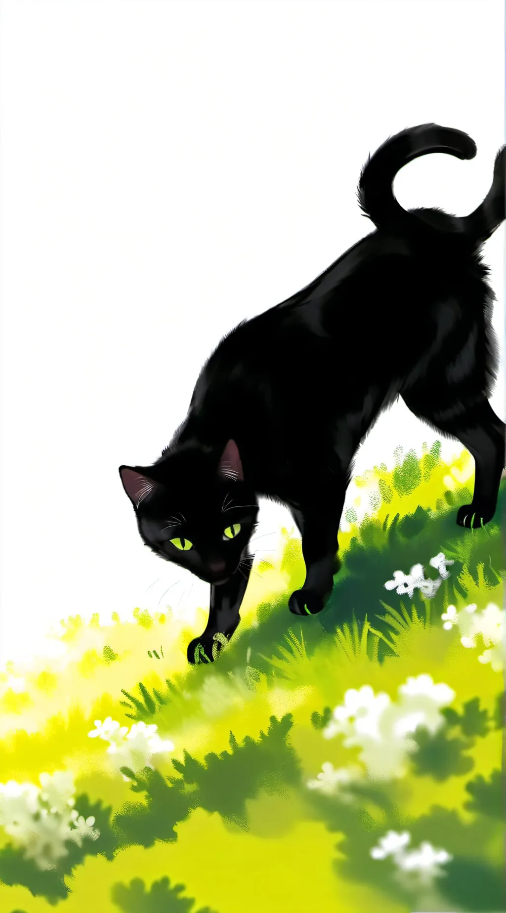 ai character: hipno cat background
