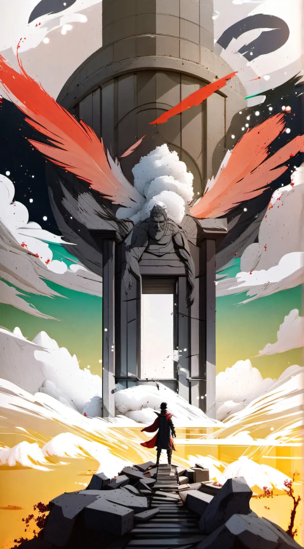 ai character: Spirit realm background