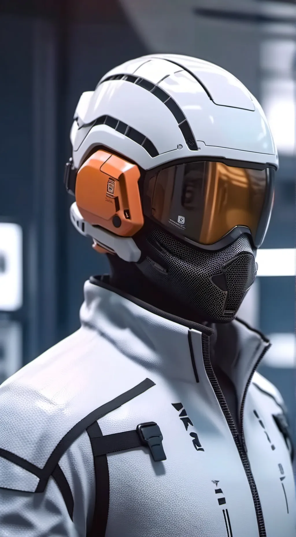ai character: SCP Site Academy background