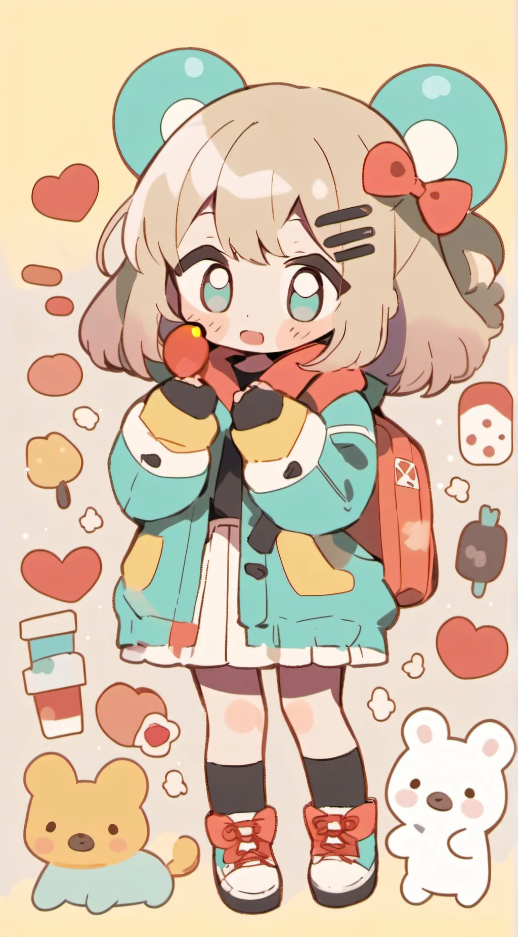 ai character:  Berry background