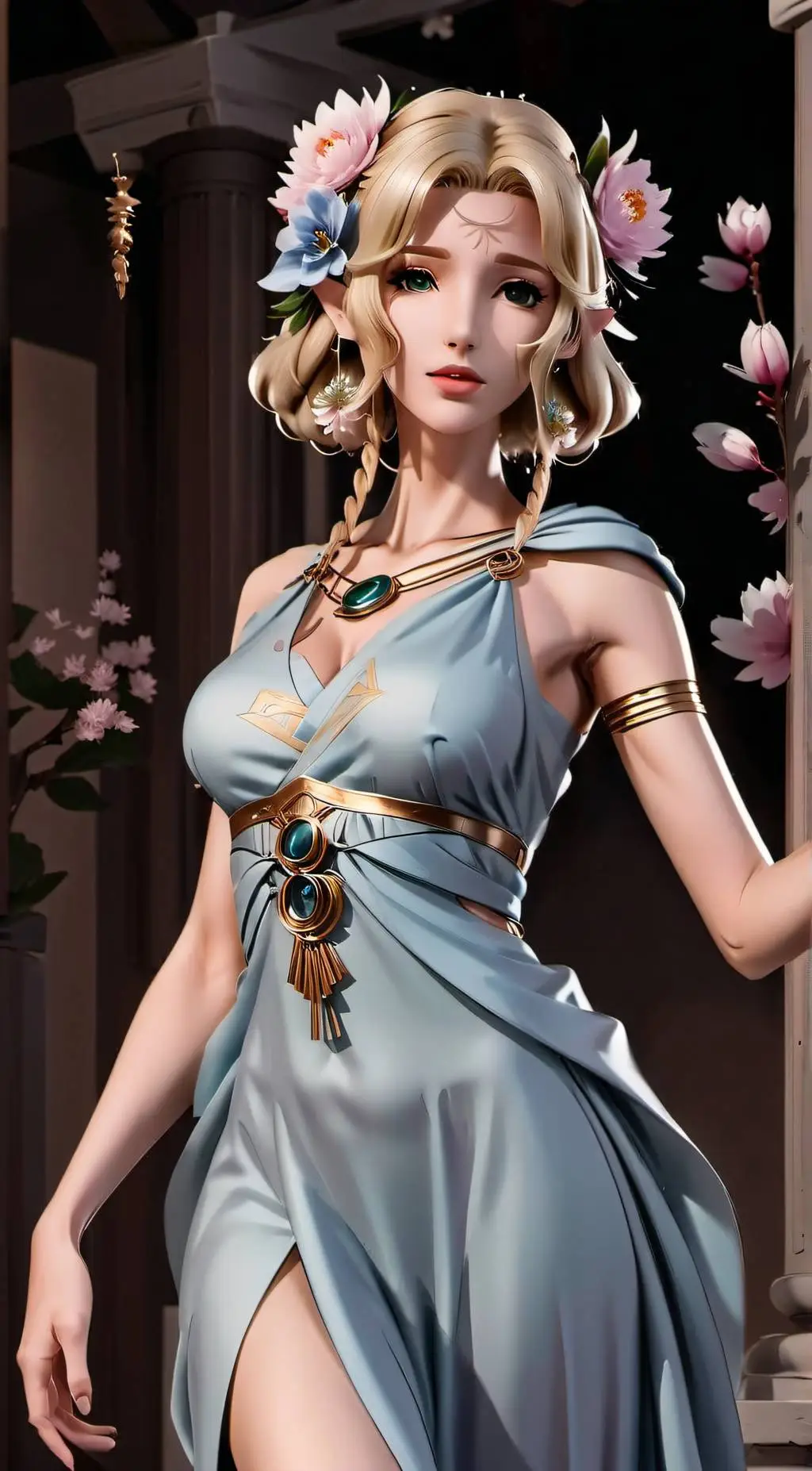 ai character: Aphrodite background