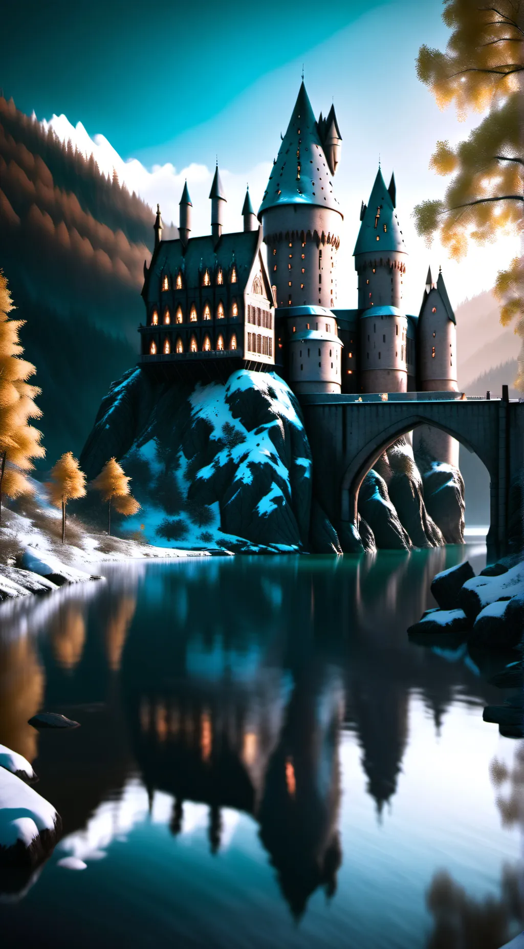 ai character: Hogwarts background