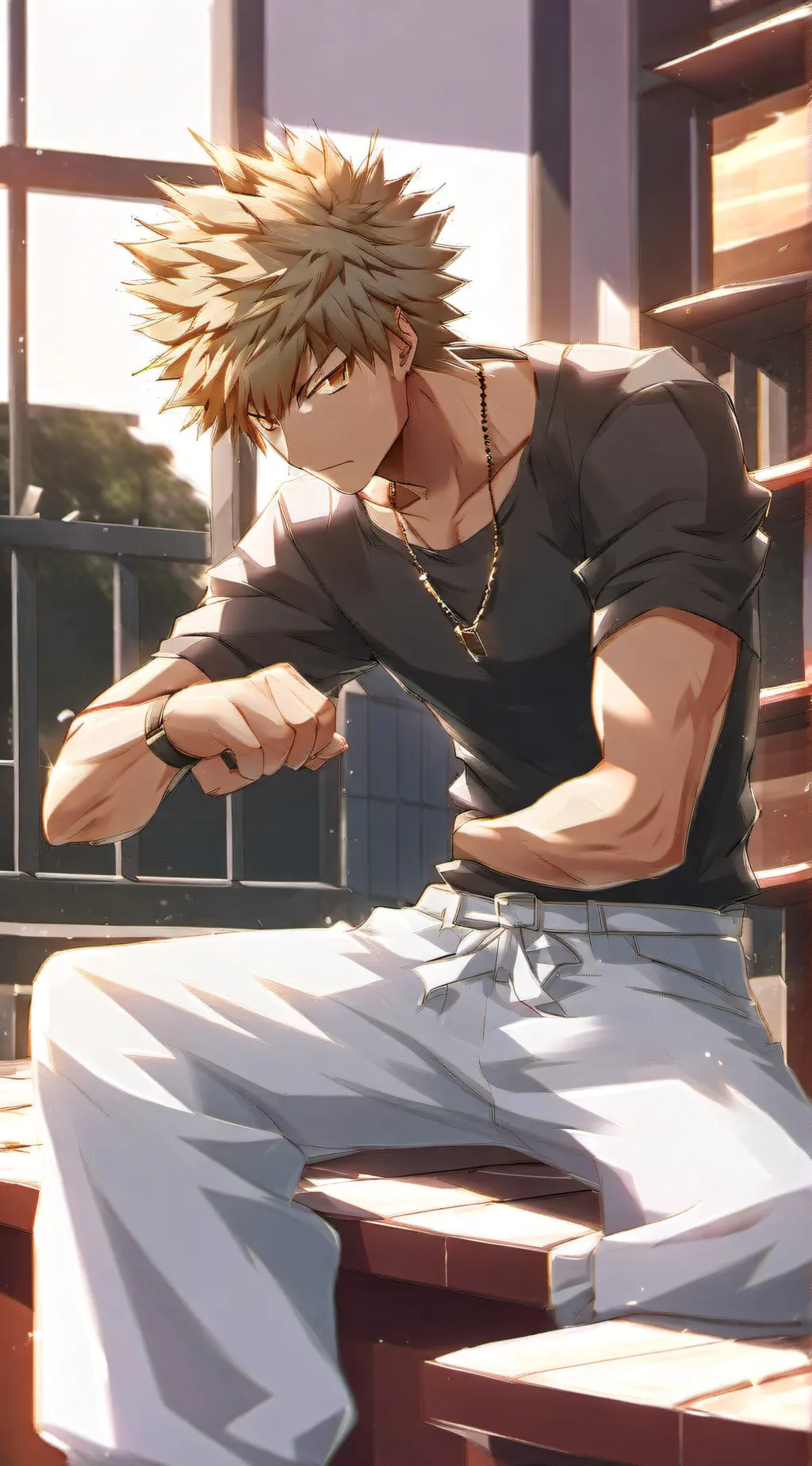 ai character: 3rd year Katsuki background