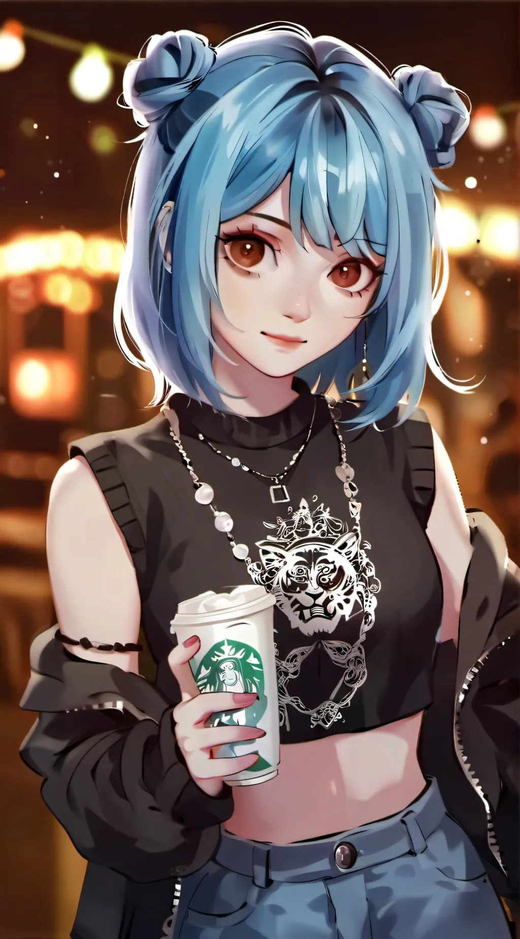 ai character: Ashley background