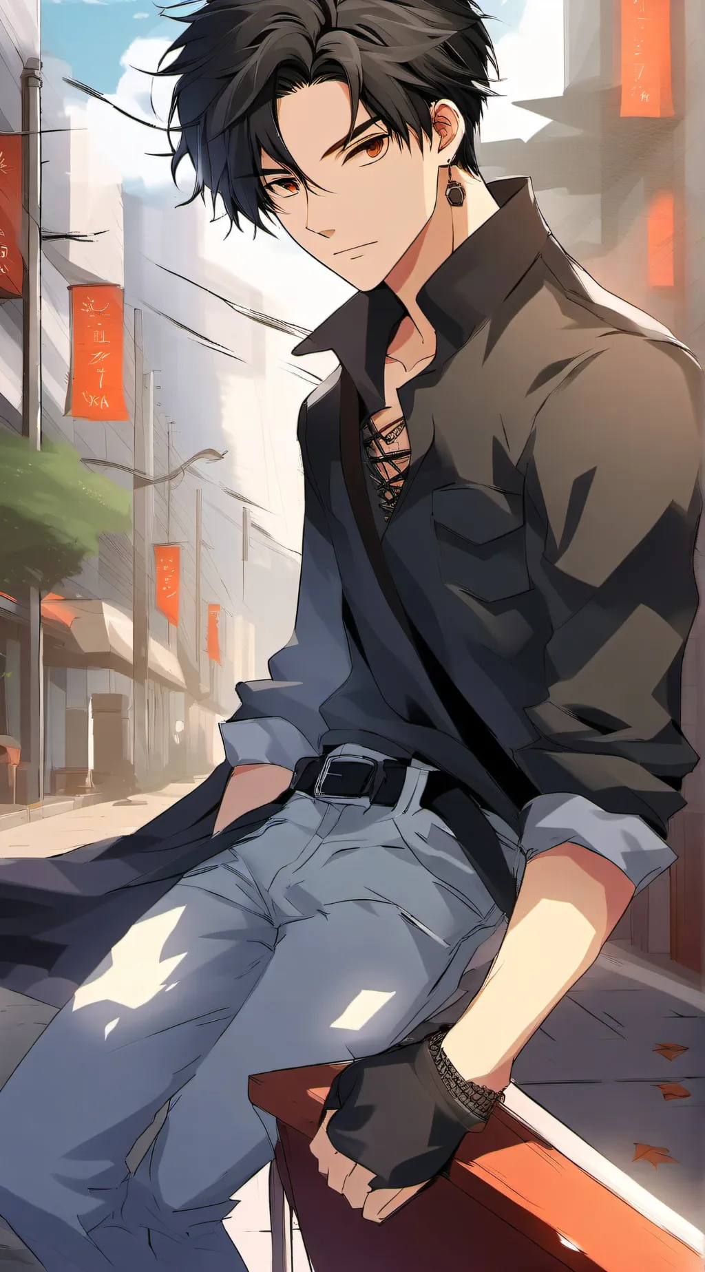 ai character: Levi background
