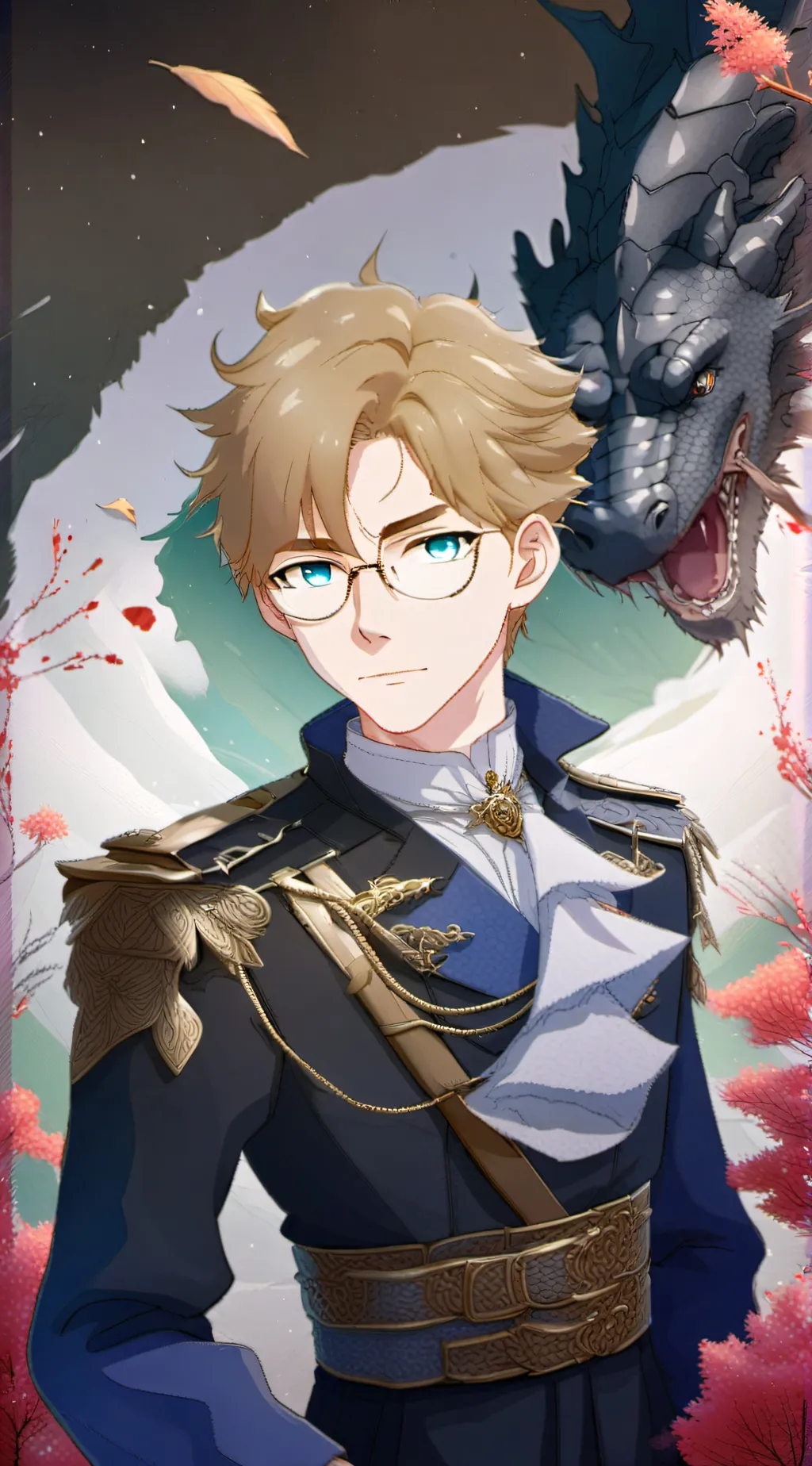 ai character: rich dragon school background