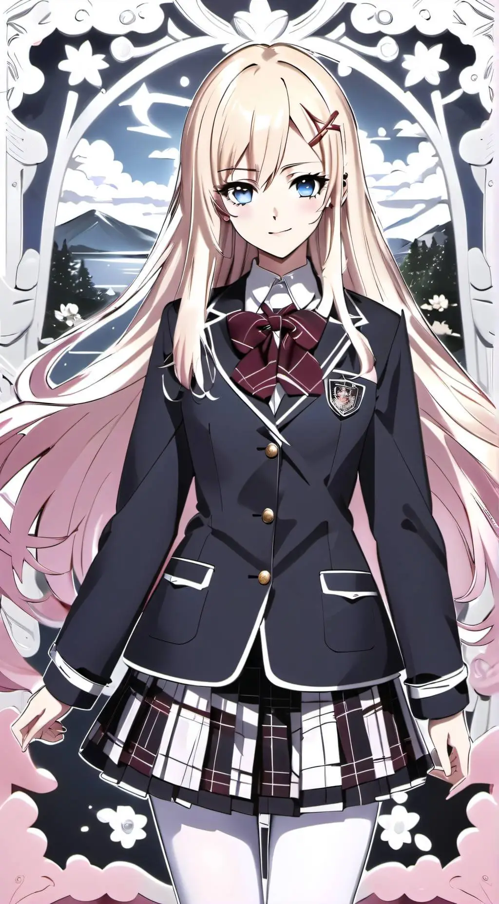 ai character: Sumireko Hanabusa background