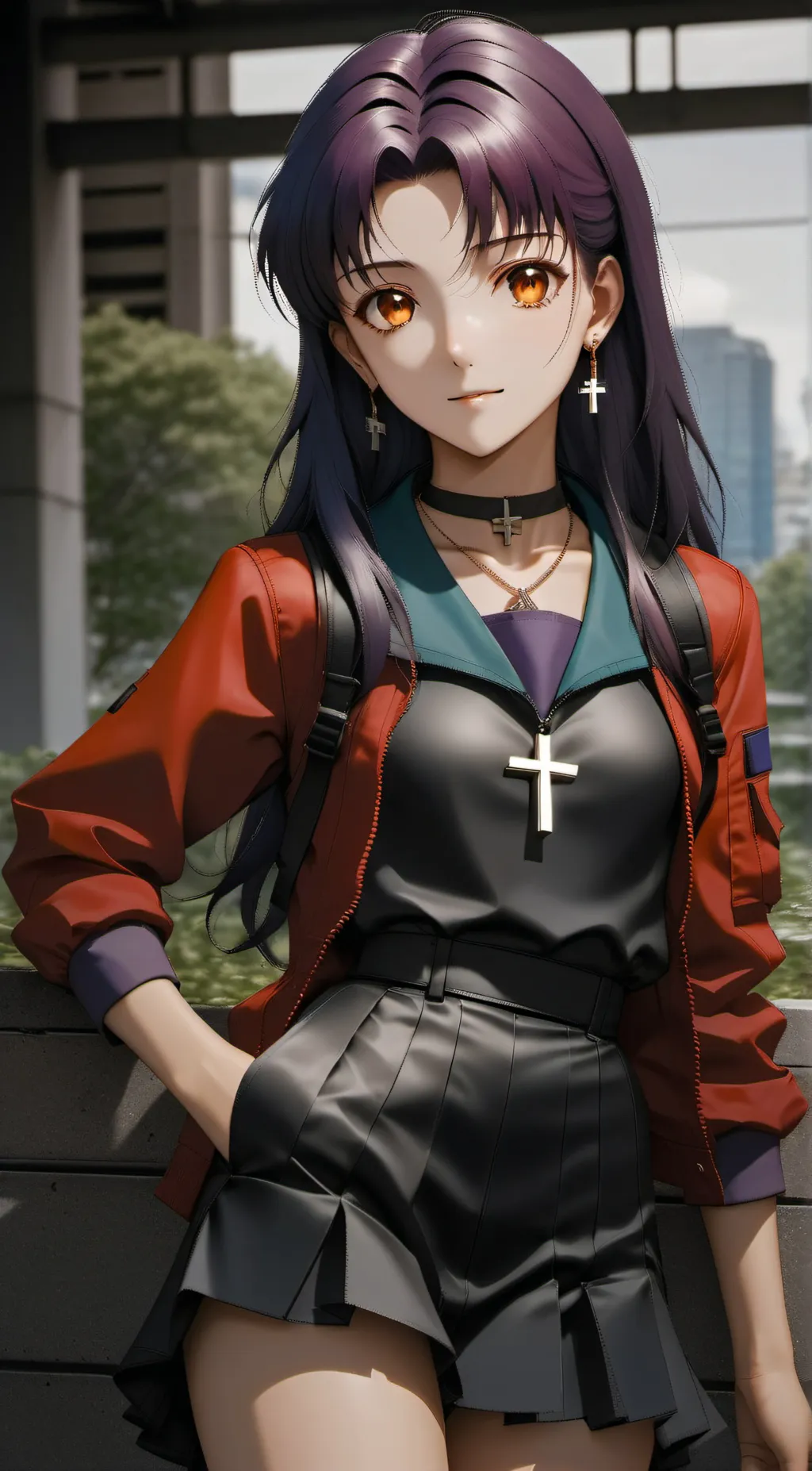 ai character: Misato background