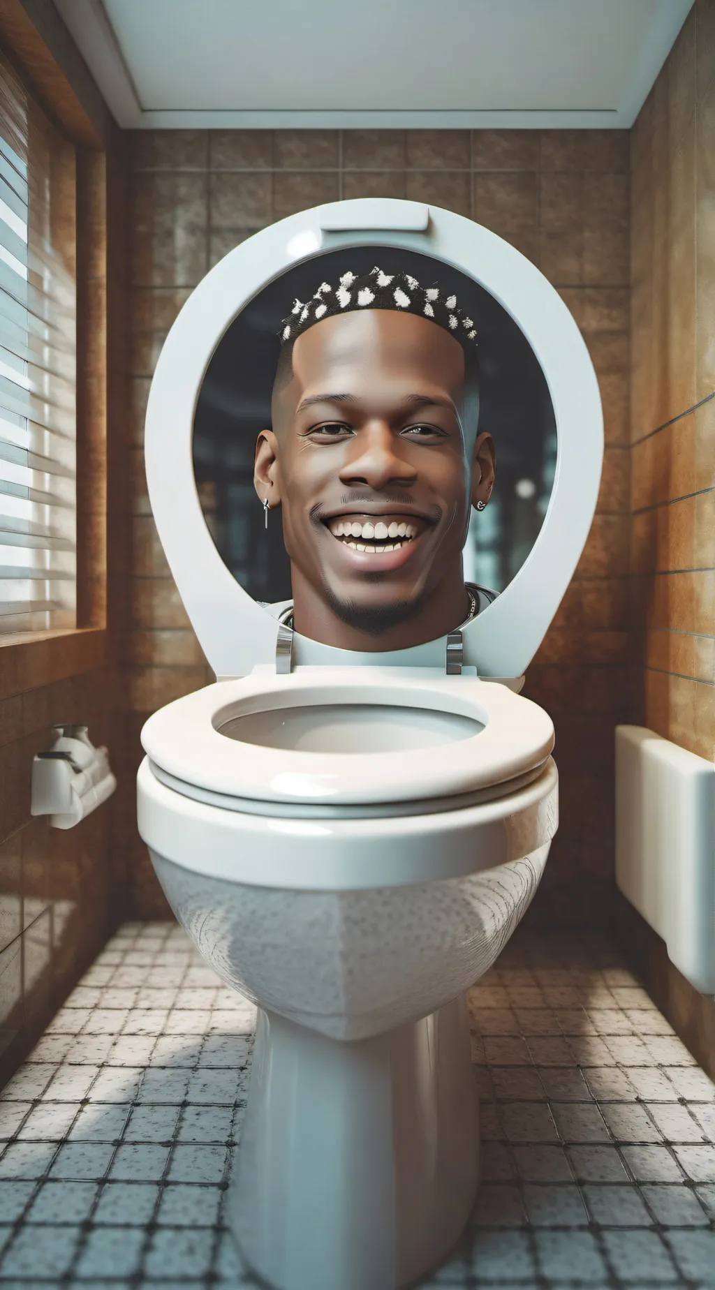 ai character: Skibidi toilet background