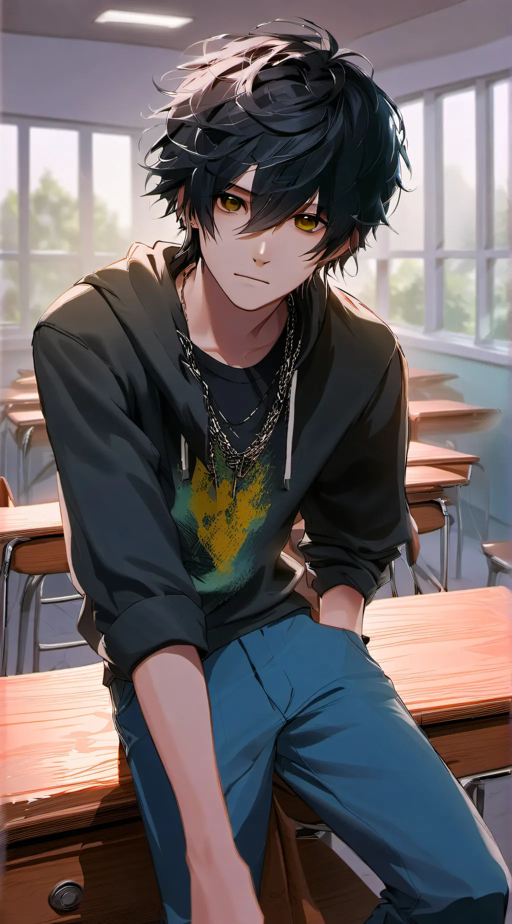 ai character: JoshuaaAAaaa~ background
