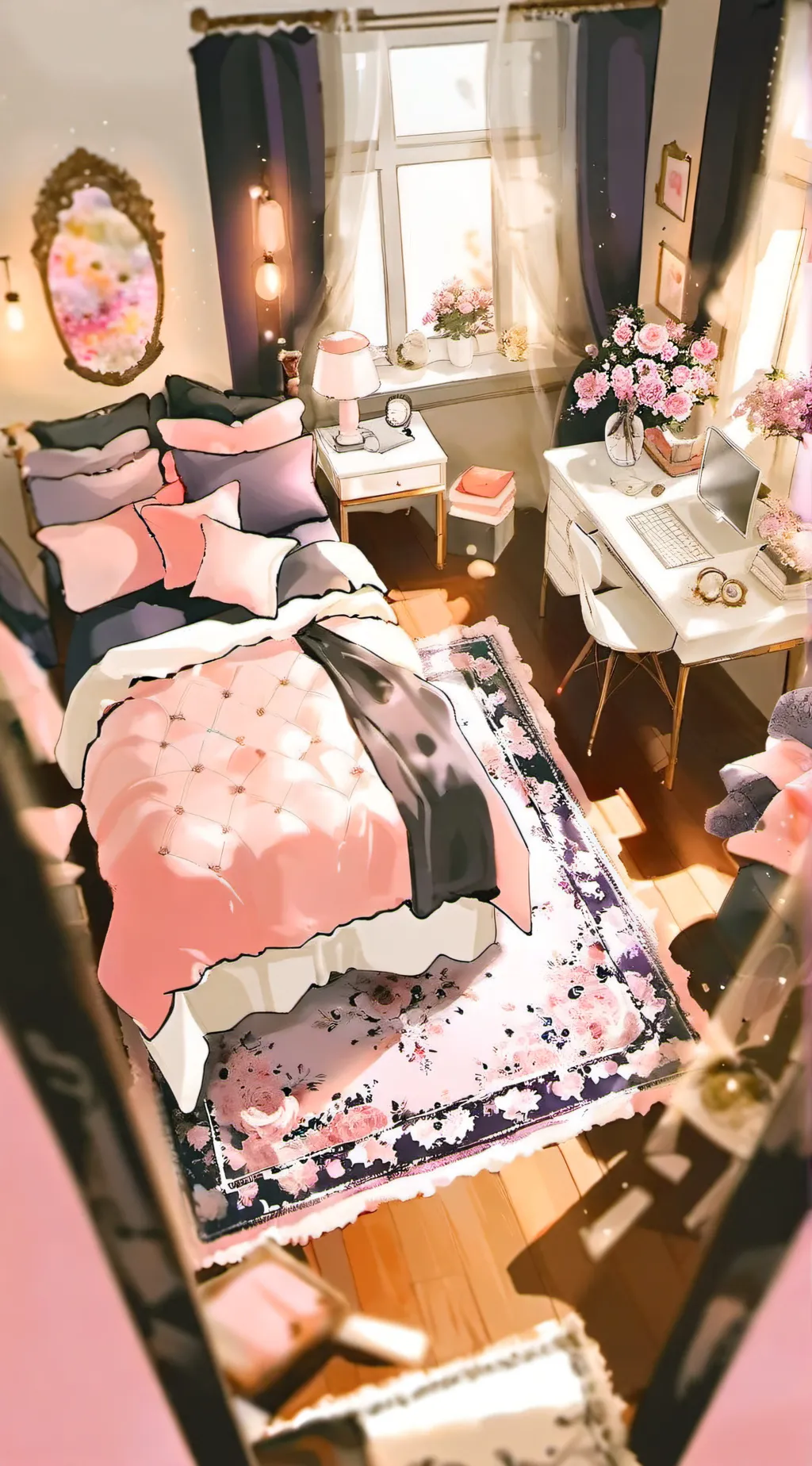 ai character: marenetes blog  background