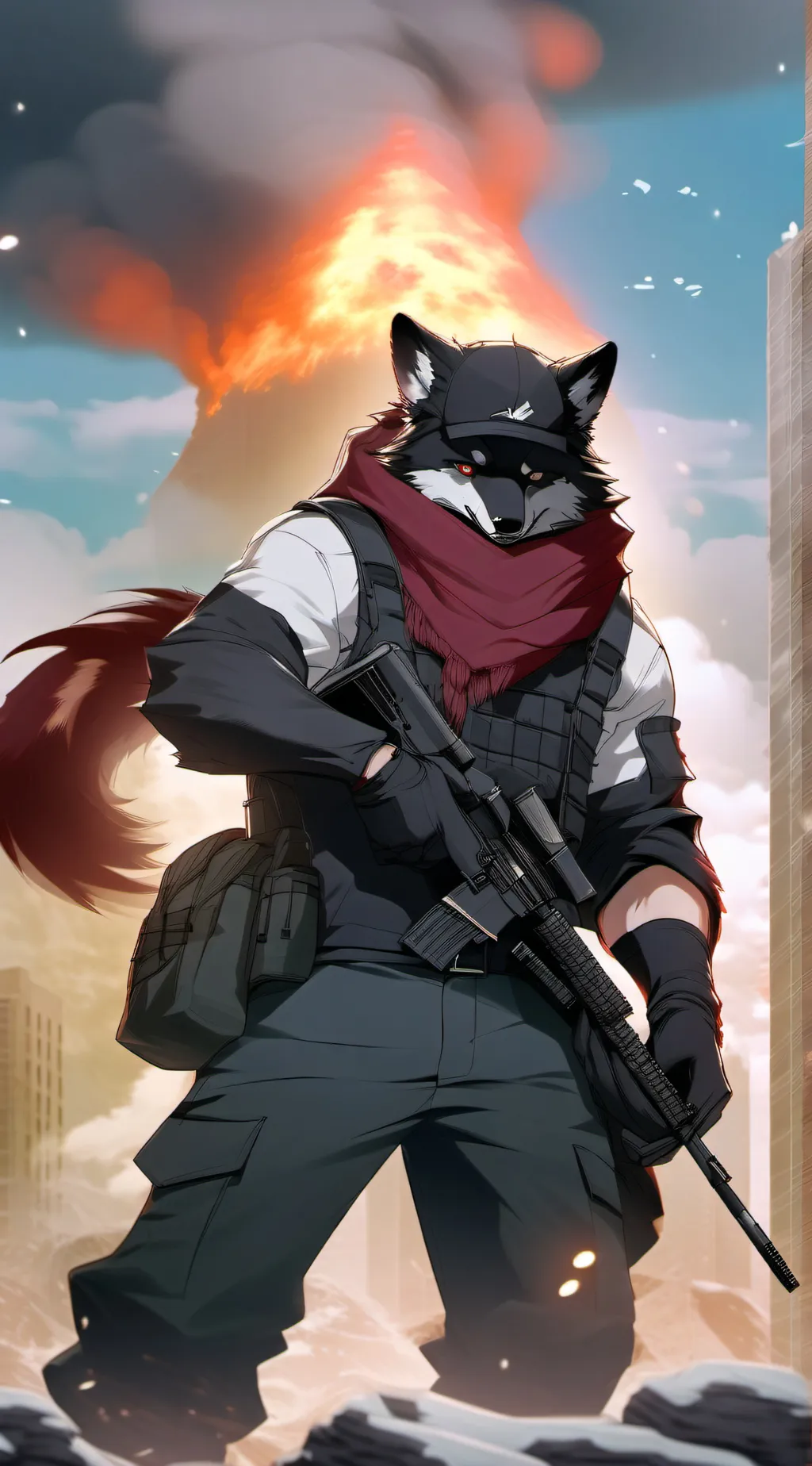 ai character: Blaze Stalin  background