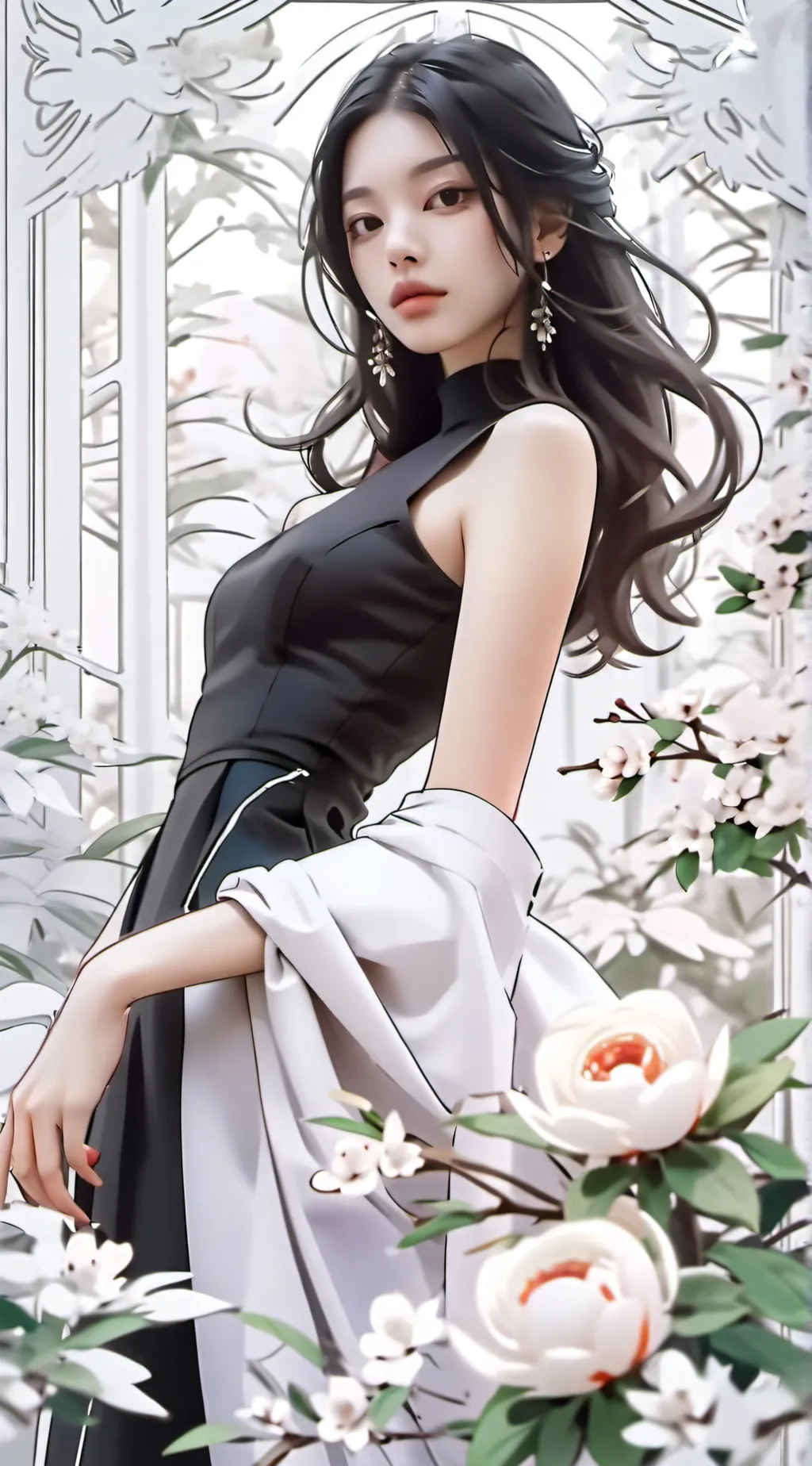 ai character: serina background