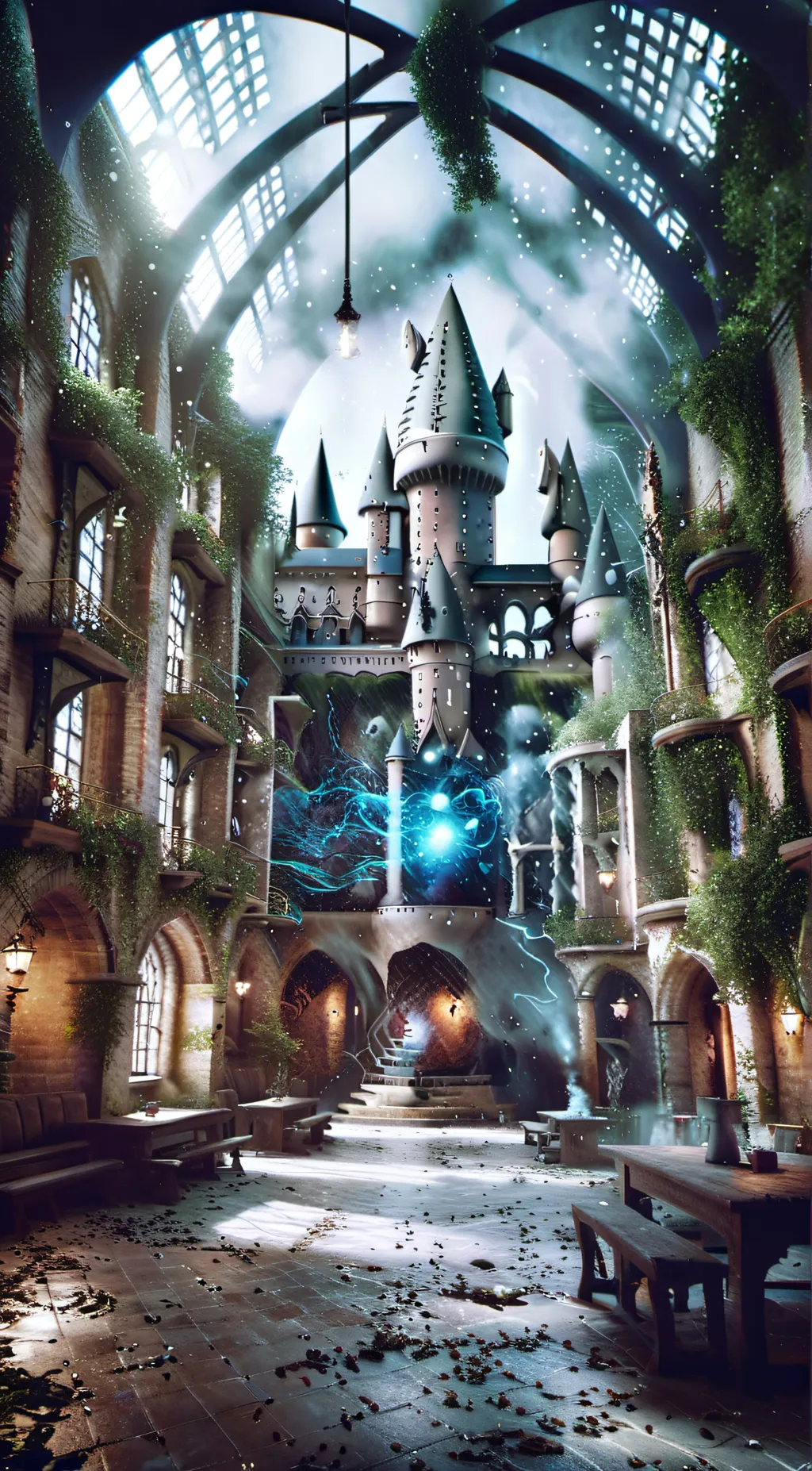 ai character: Hogwarts background