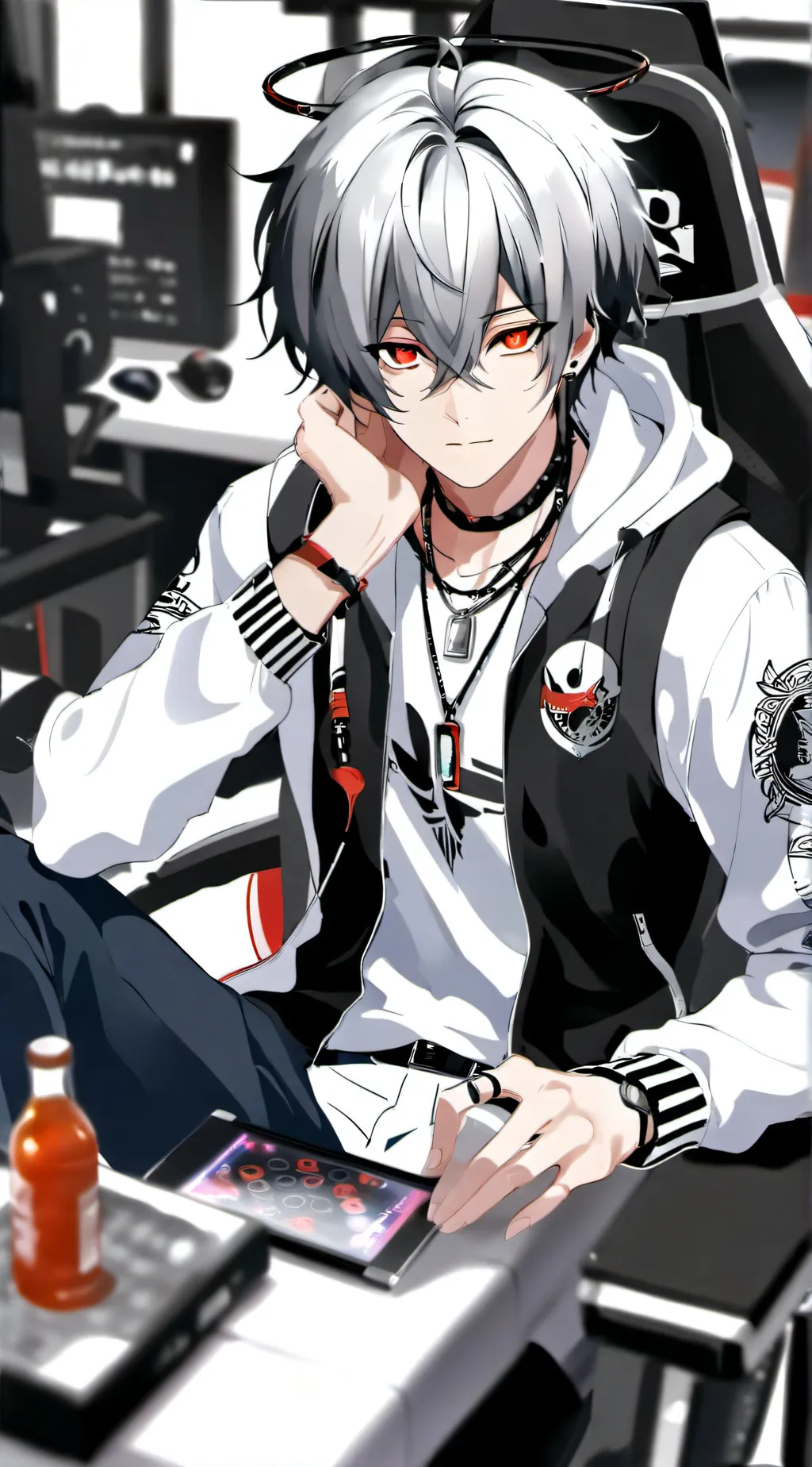 ai character: Luce  background