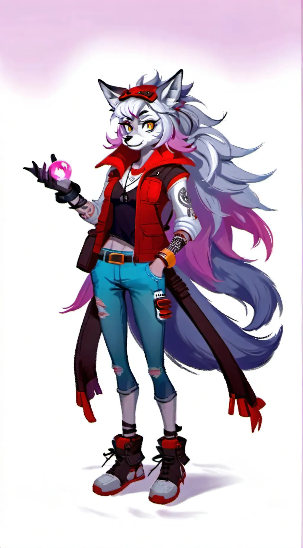 ai character: Roxanne Wolf background