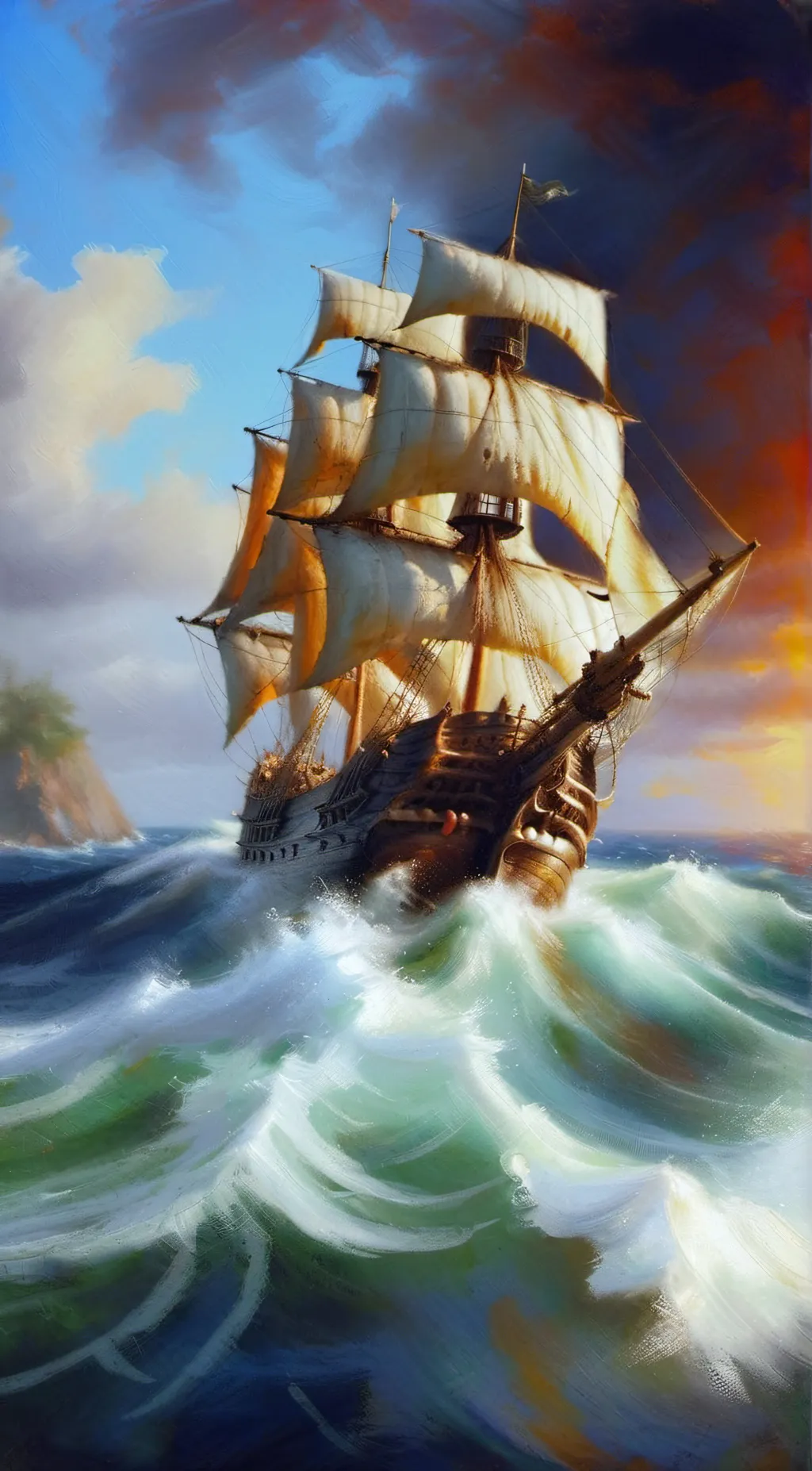 ai character: Pirate's life background