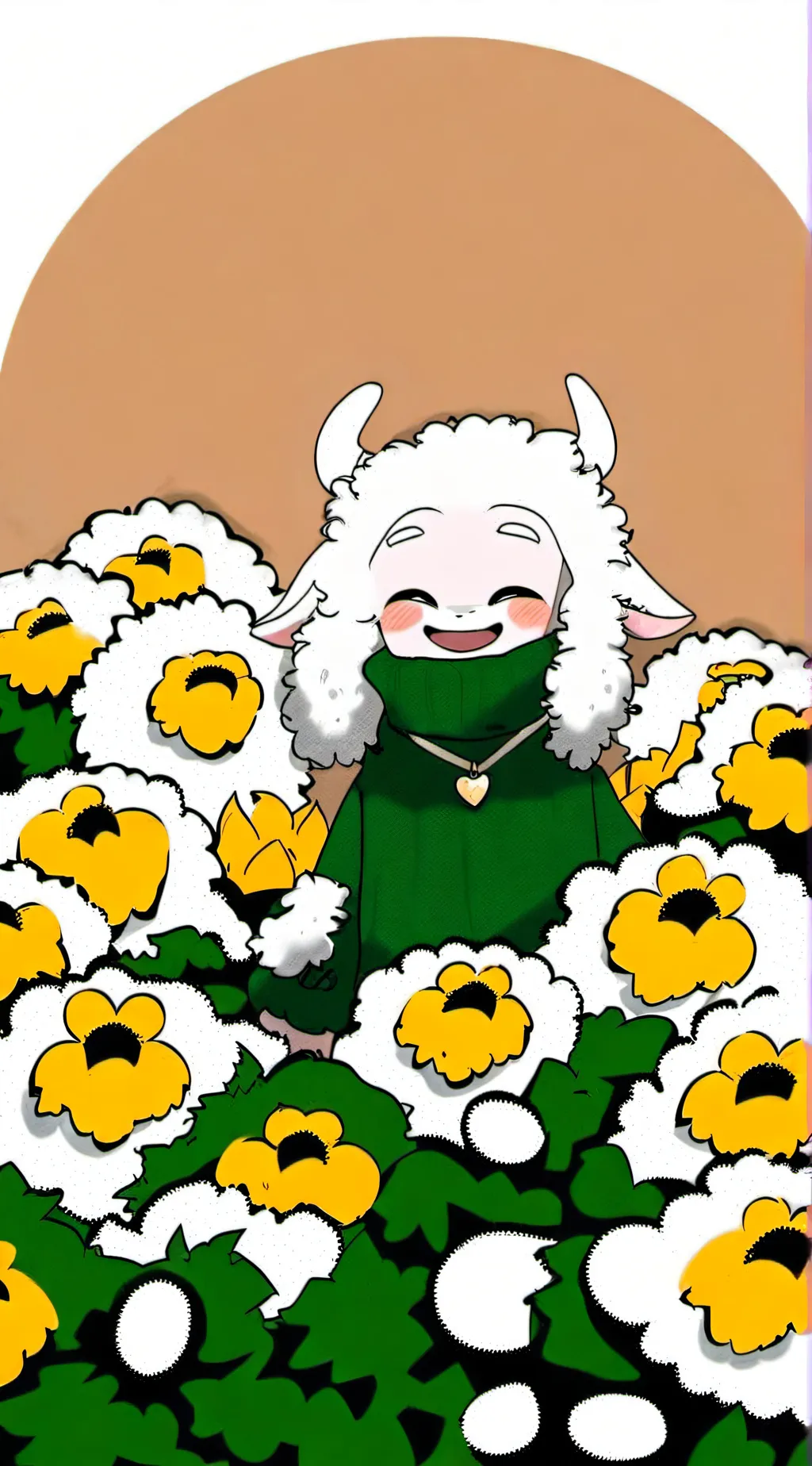 ai character: Asriel (Undertale) background