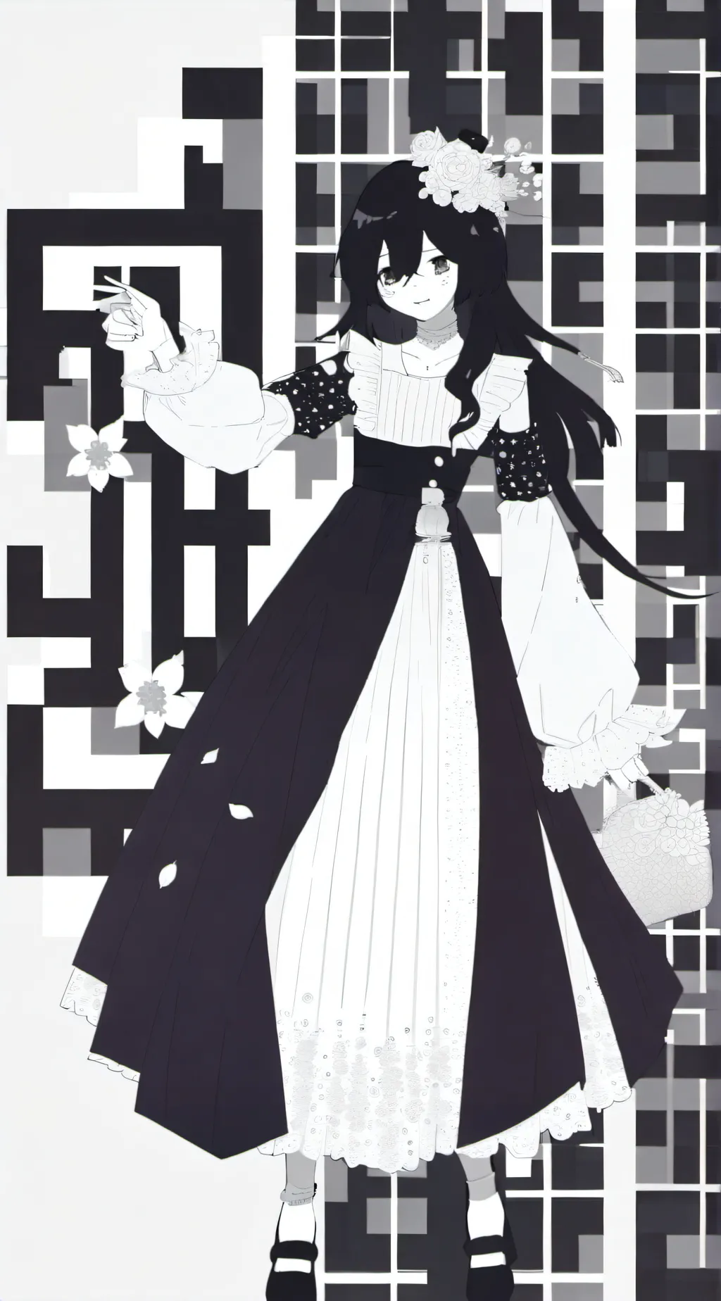ai character: miss.circle background
