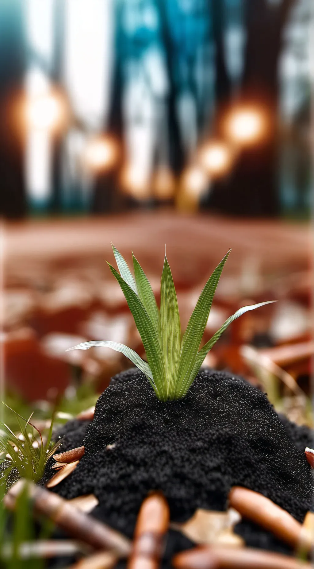 ai character: grass background