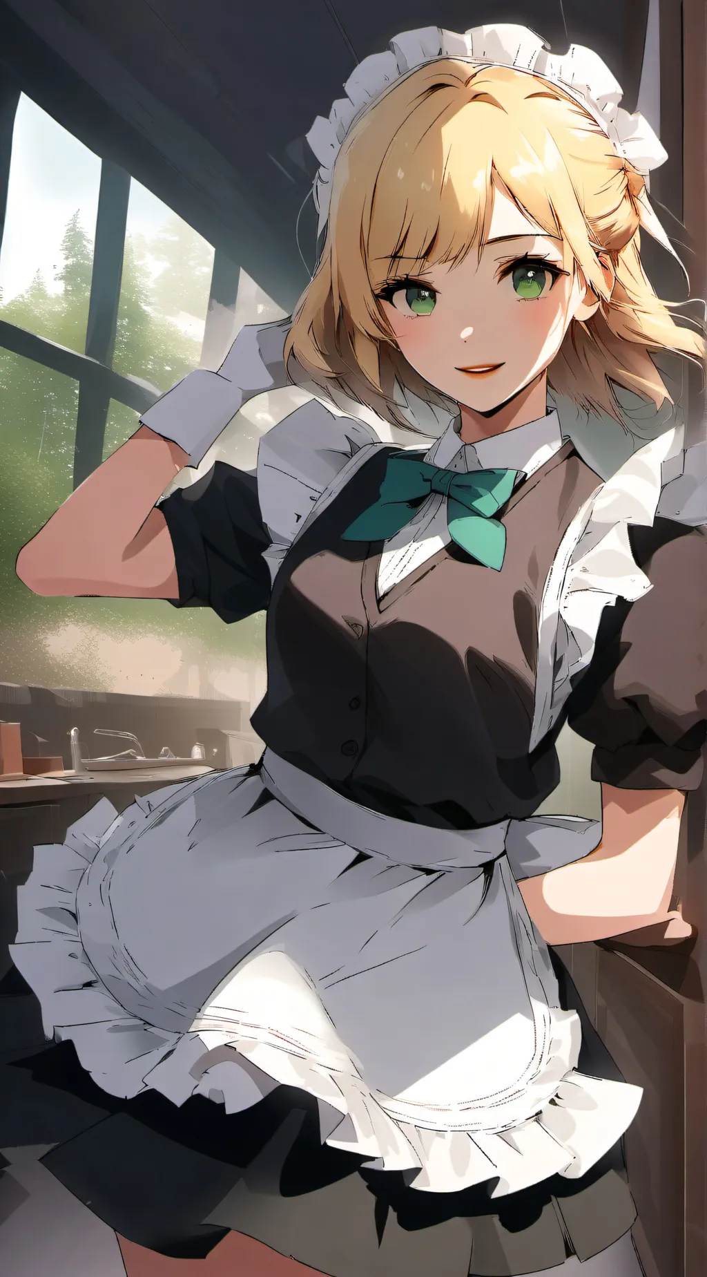 ai character: MHA MAID background