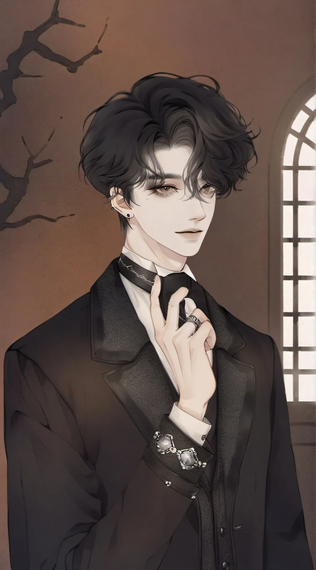 ai character: 🏹{Isaac}🌿 background