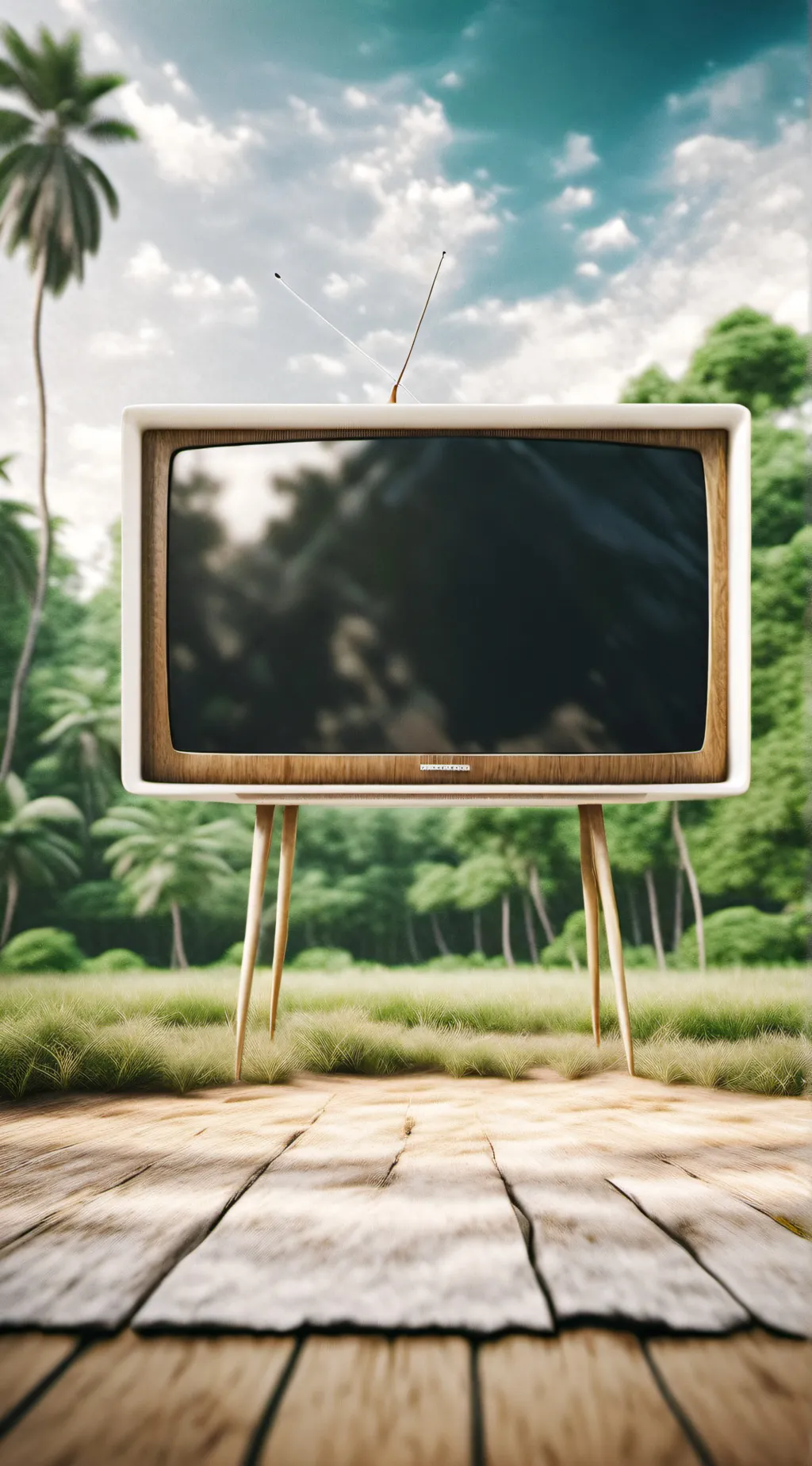 ai character: 📺titan tv man📺 background