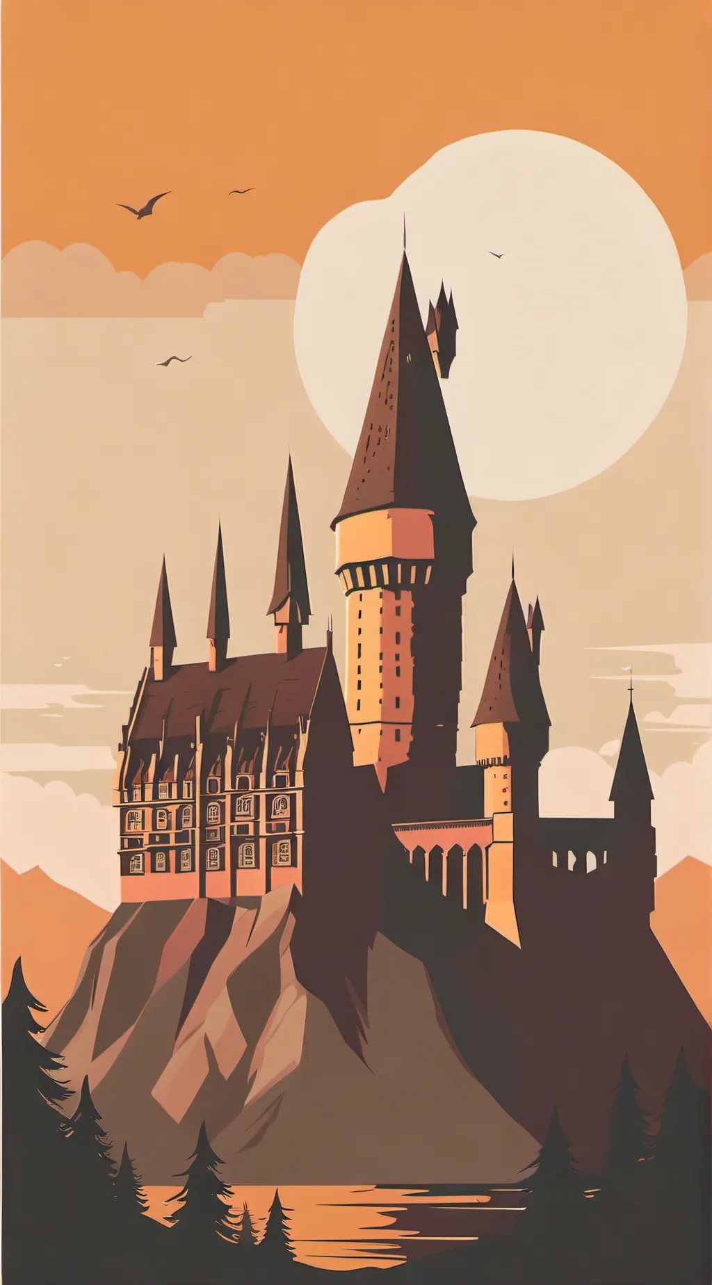 ai character: Hogwarts background