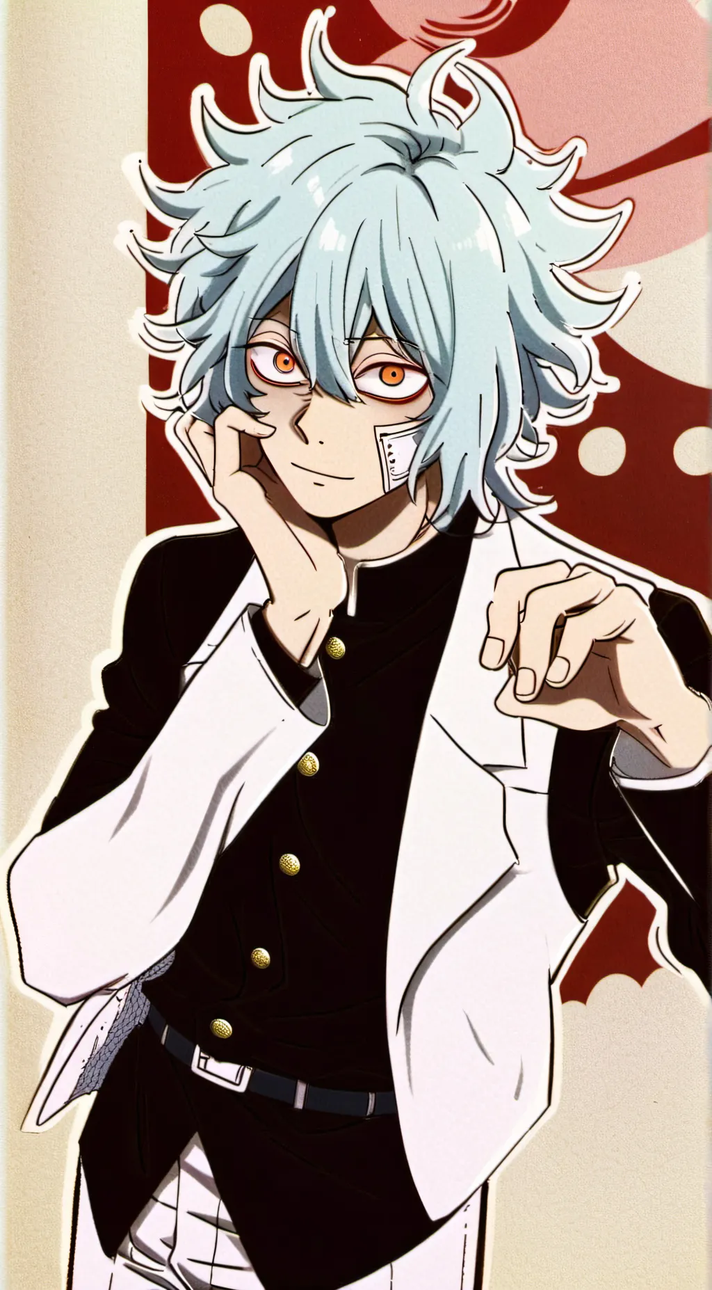 ai character: Tomura shigaraki background