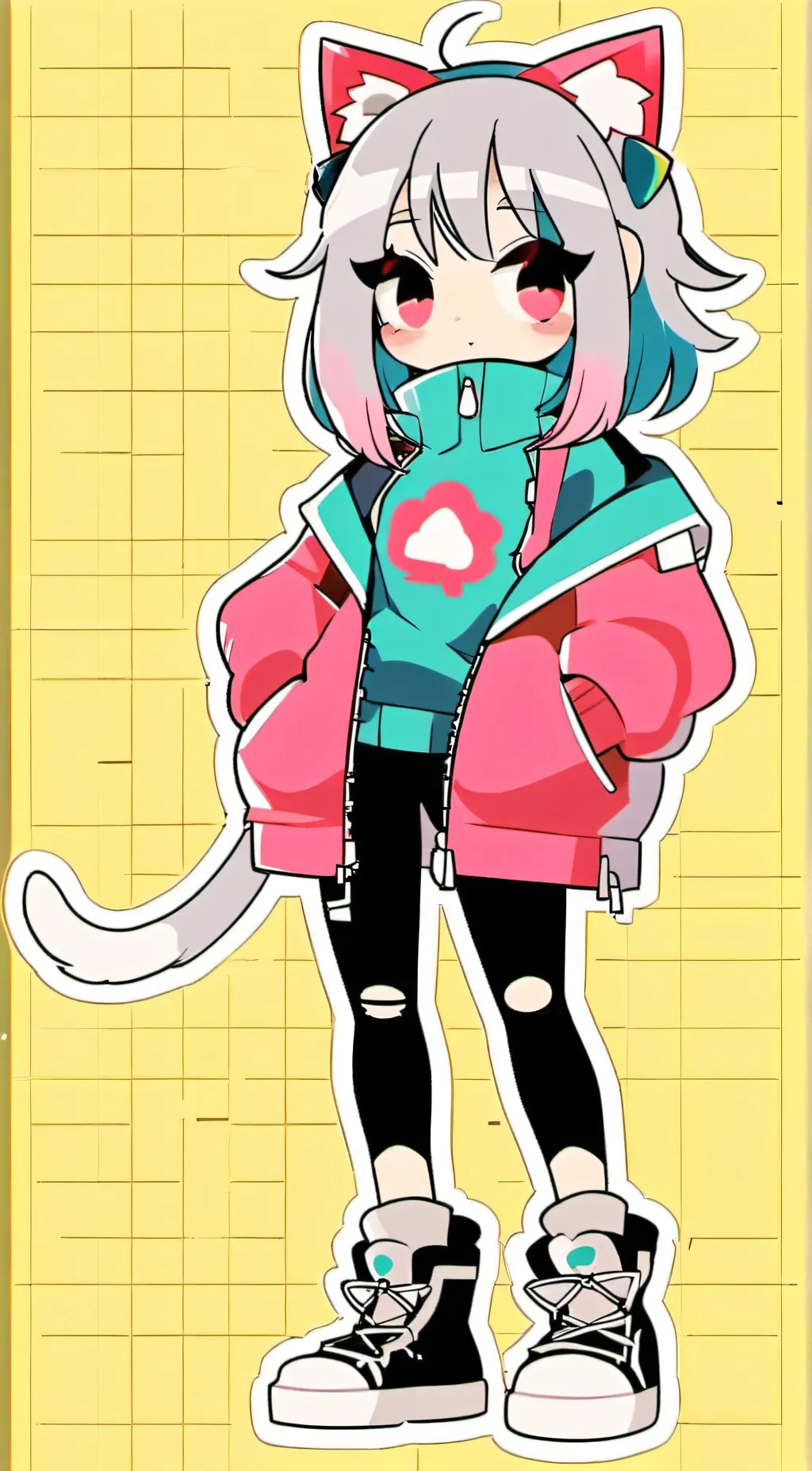 ai character: Lexi emi and rose background