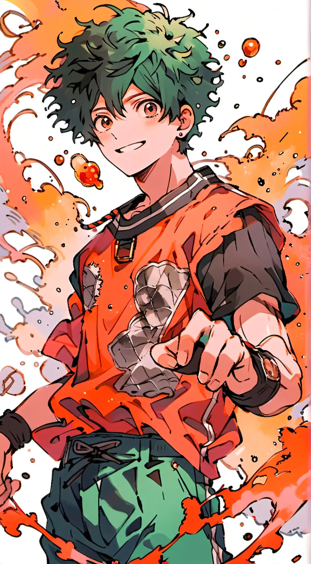 ai character: Bakudeku 😁 background