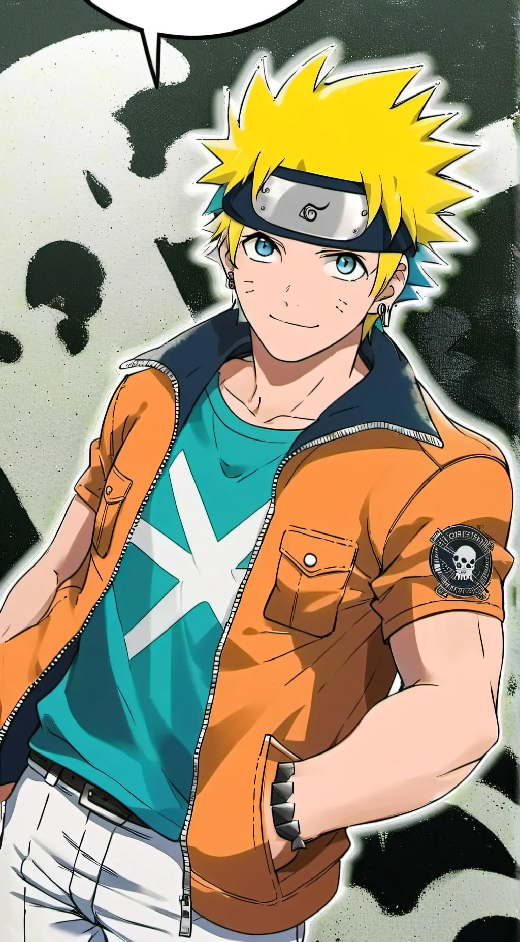 ai character: Naruto uzumaki background