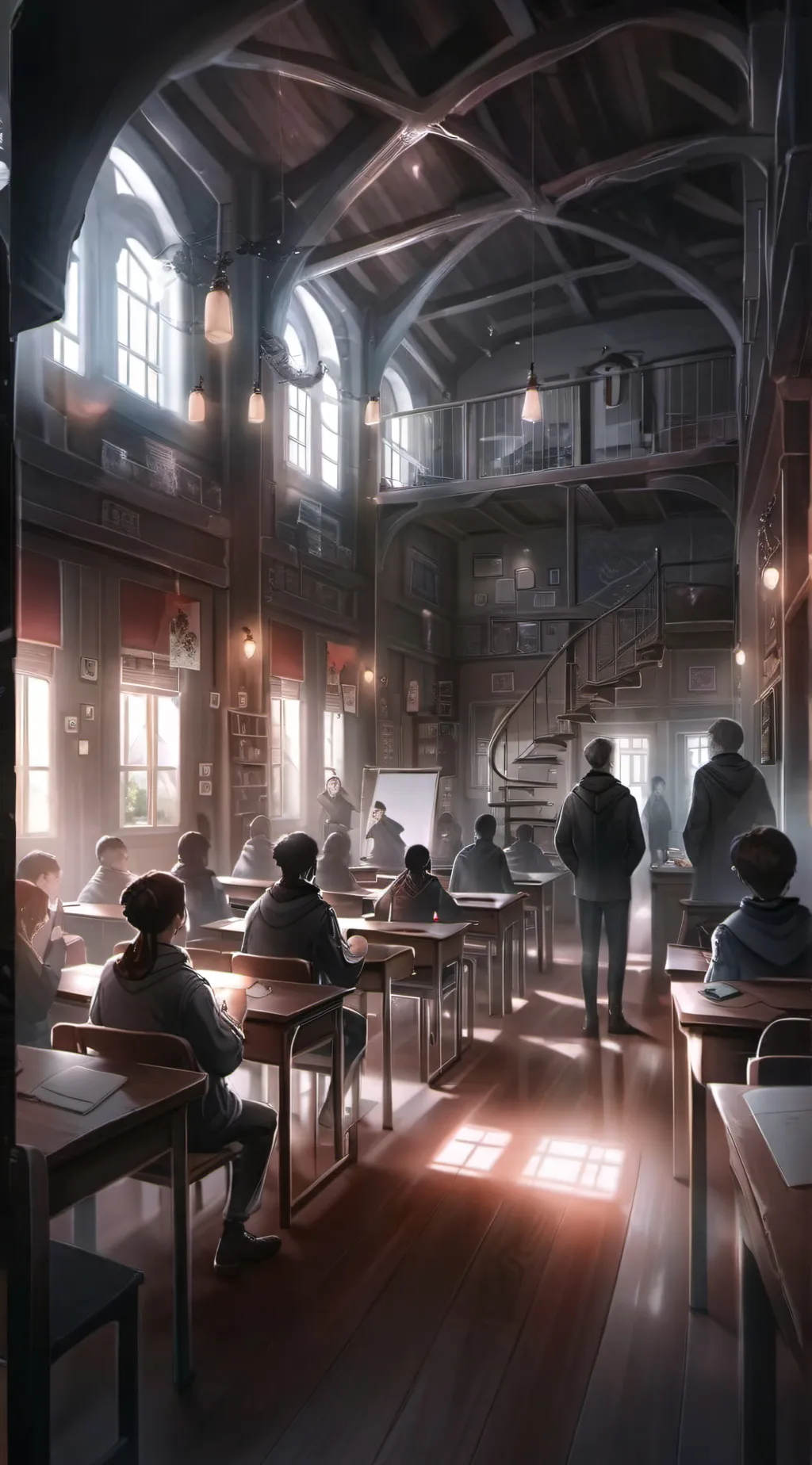 ai character: Hogwarts background