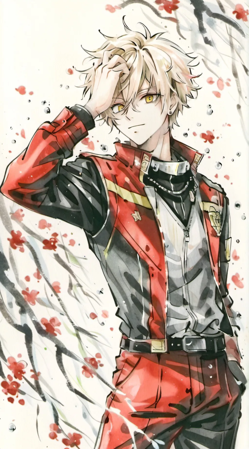 ai character: katsuki bakugo background