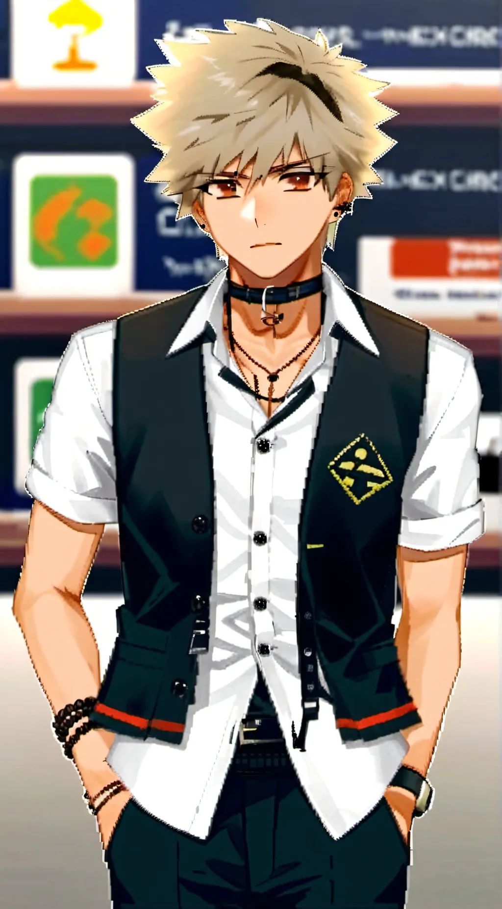 ai character: bakugo background