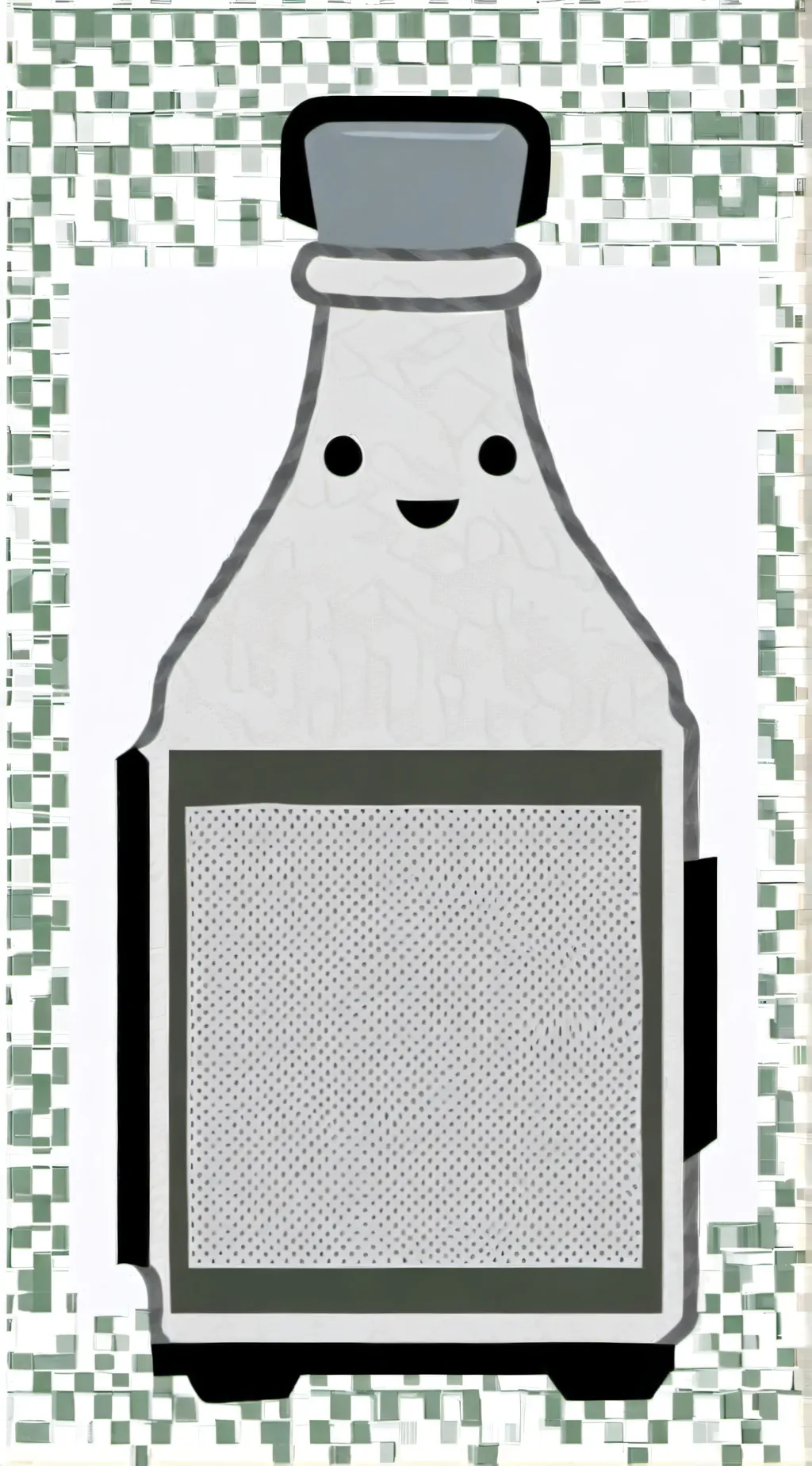 ai character: Bottle bfb background