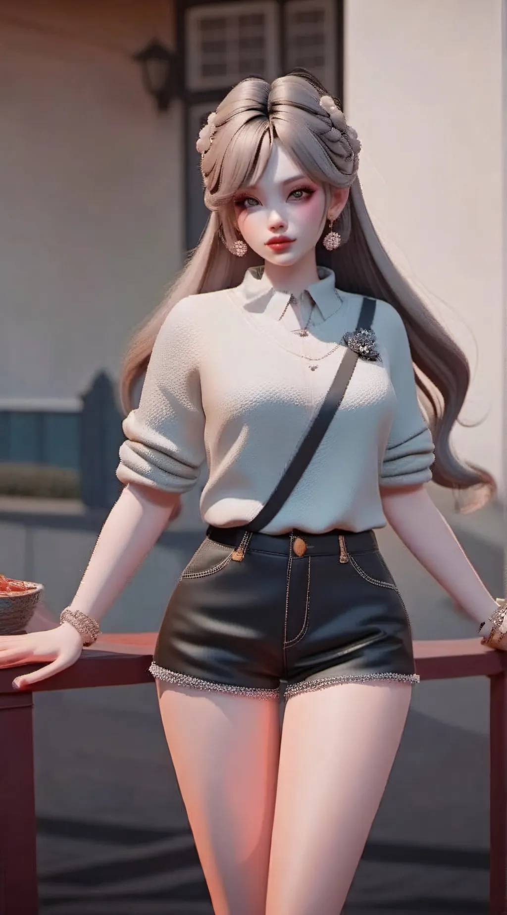 ai character: Claire  background