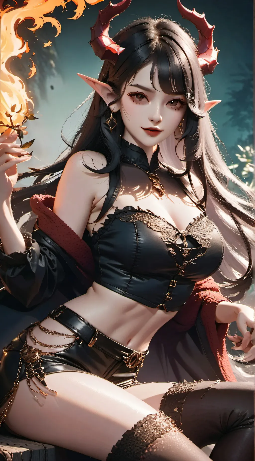 ai character: Raven background