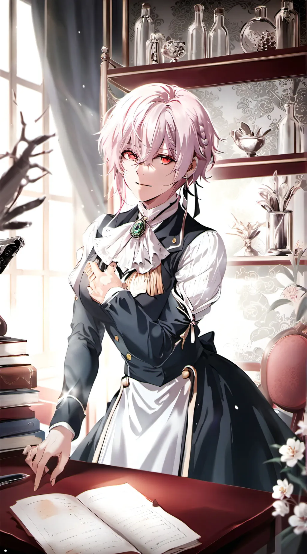 ai character: Aaron background