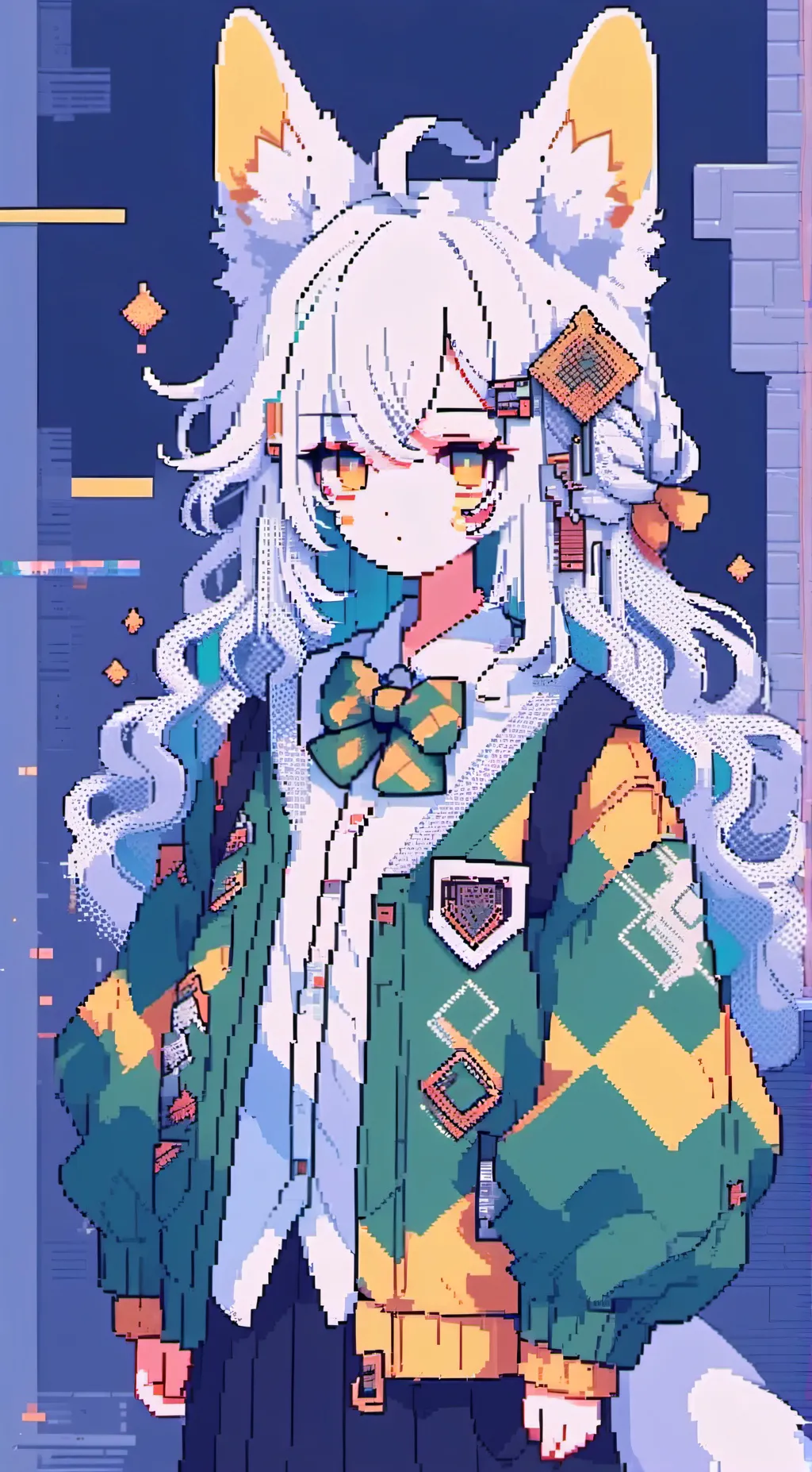 ai character: 《• Yellow •》 background