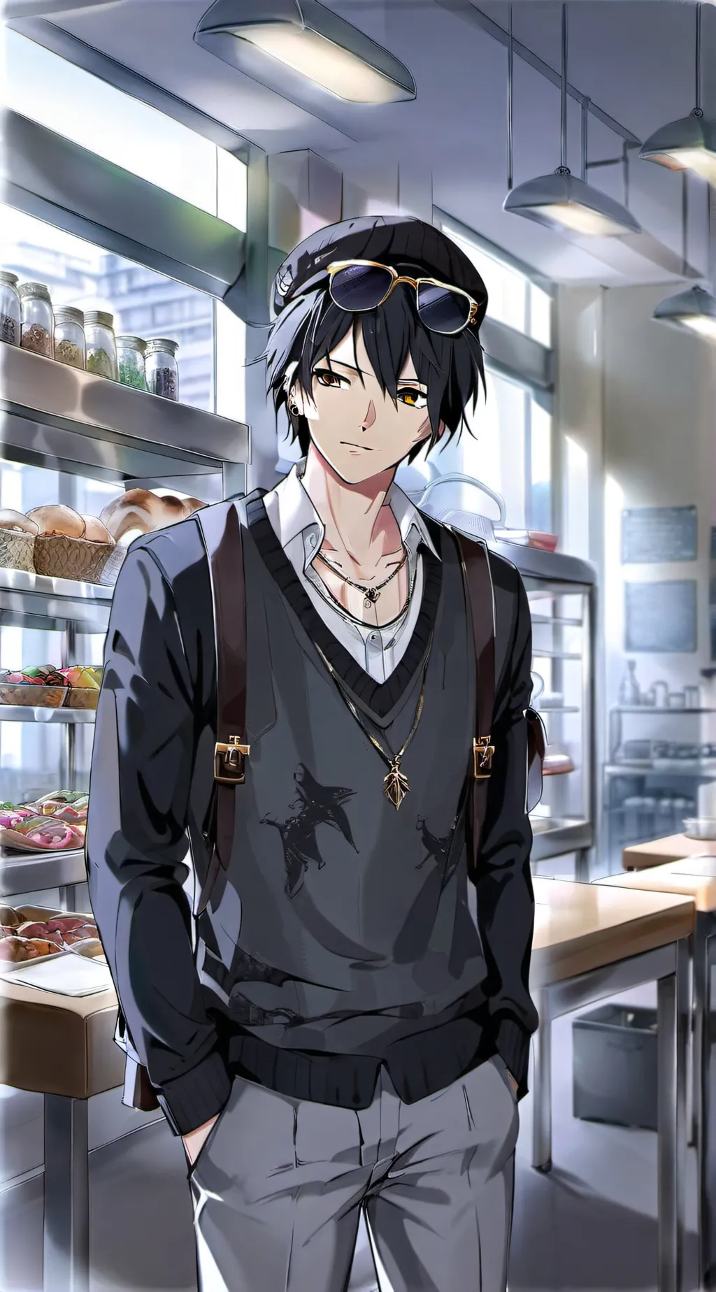 ai character: Sam background