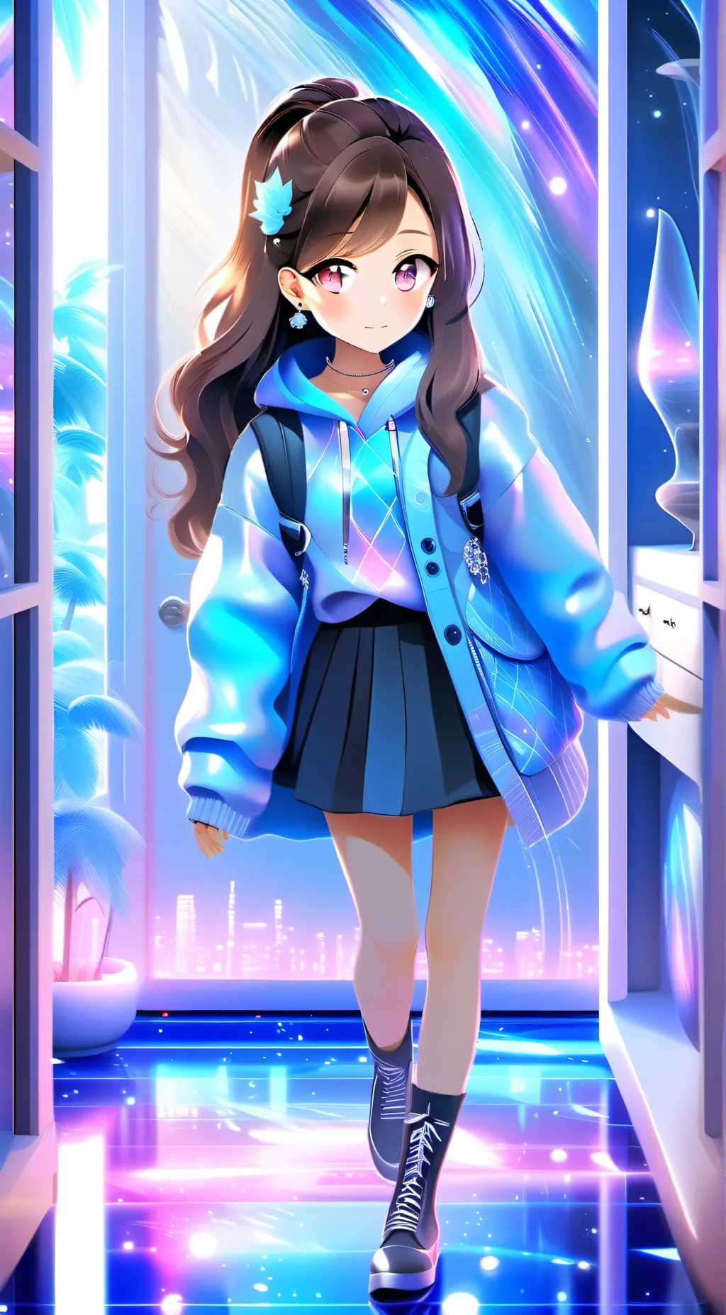ai character: neveah background