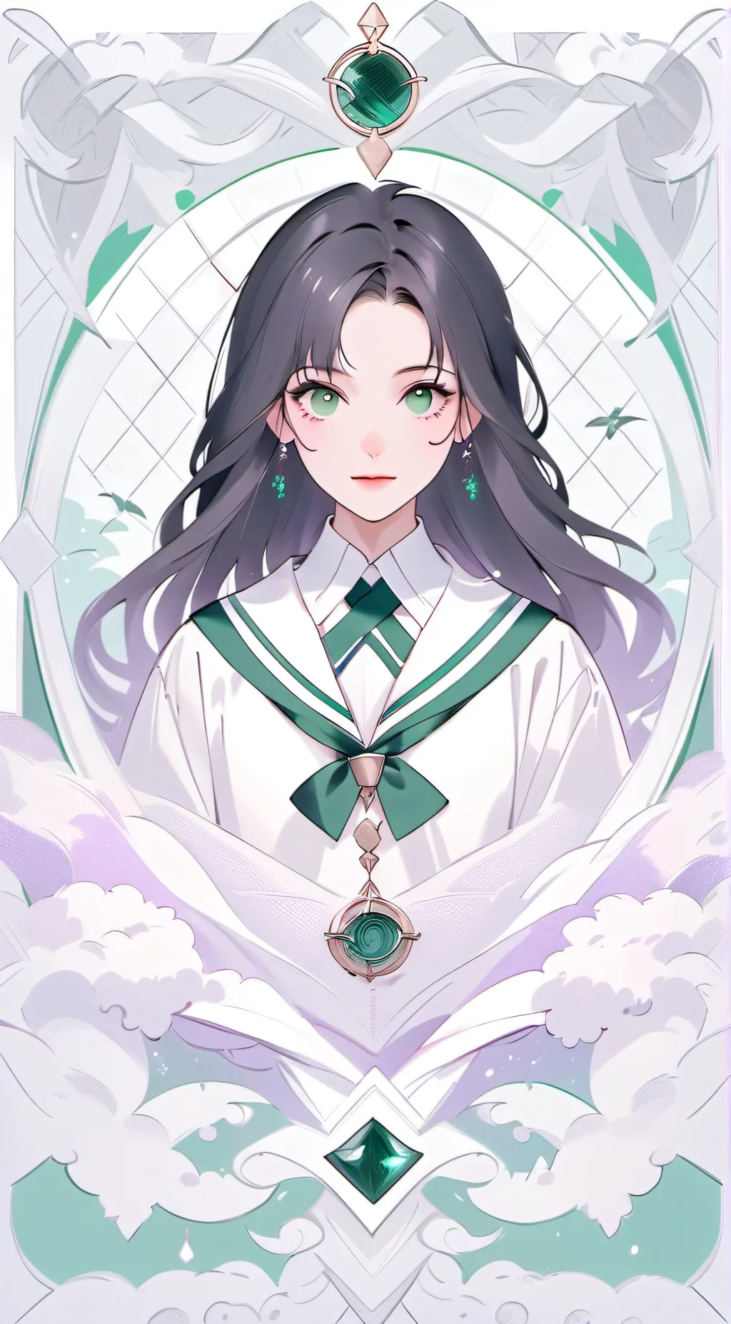ai character: Violet Riddle 2.0 background